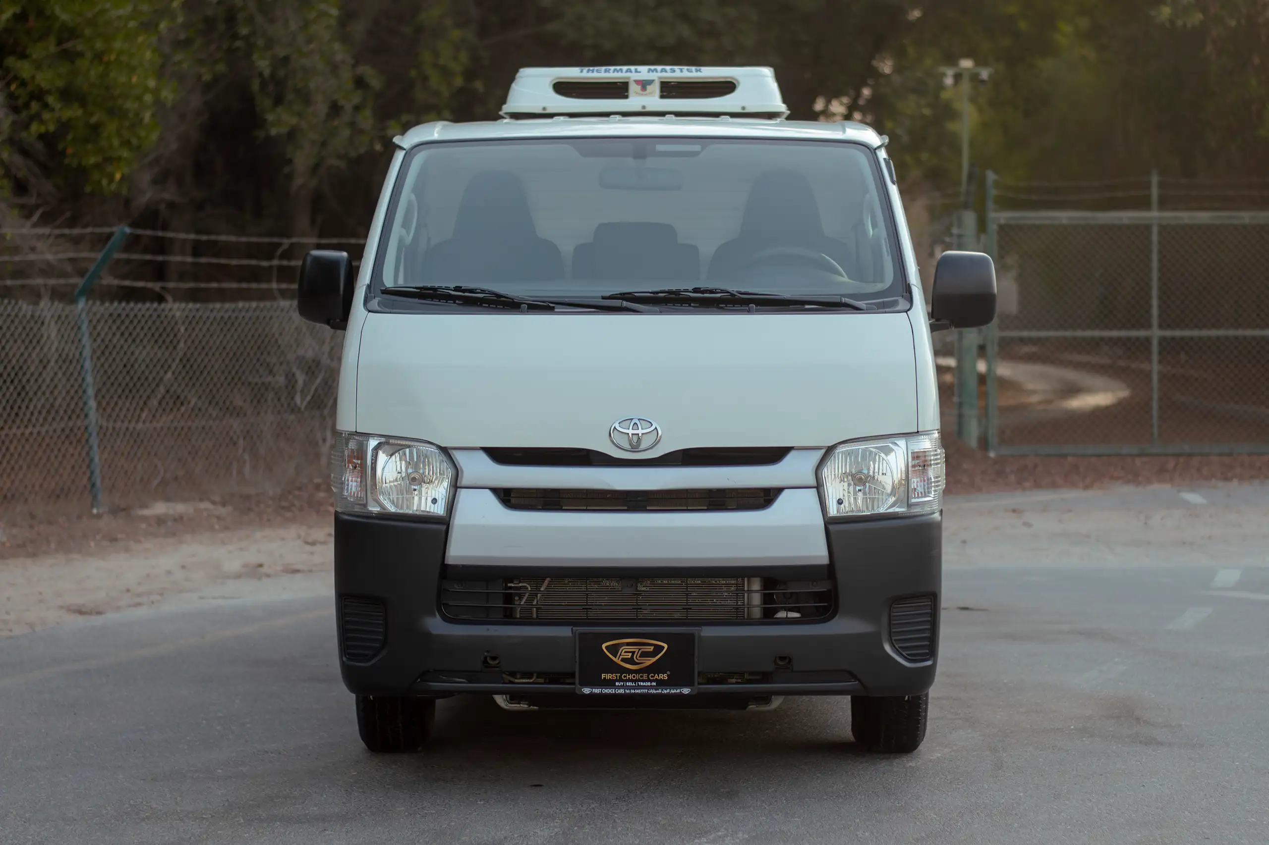 Used 2022 Toyota Hiace Std Roof - Chiller White – Front View at First Choice Cars Sharjah