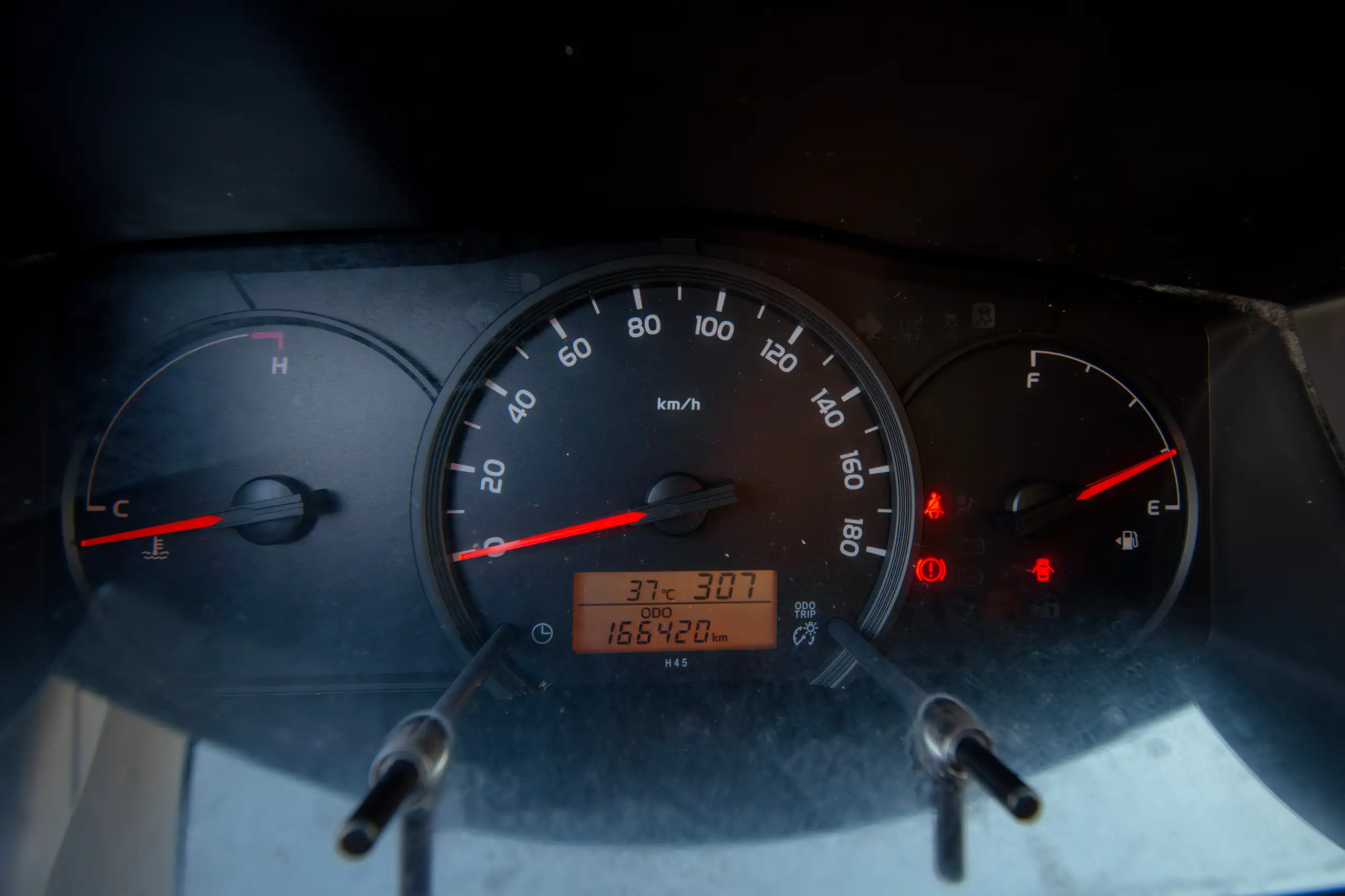 Used 2022 Toyota Hiace Std Roof - Chiller White – Odometer / Mileage Reading View at First Choice Cars Sharjah