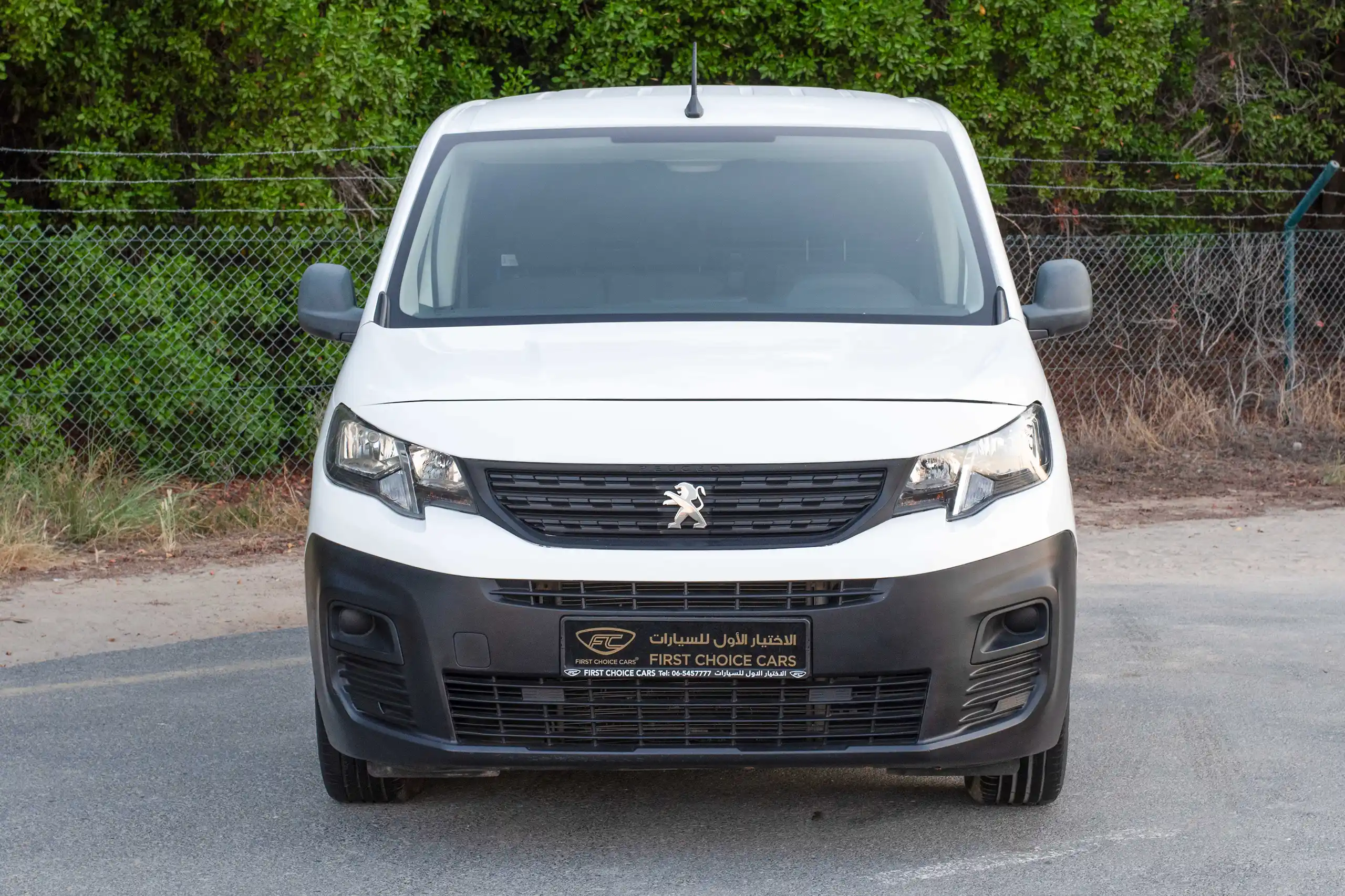 Used 2022 Peugeot Partner Standard White – Front View at First Choice Cars Sharjah