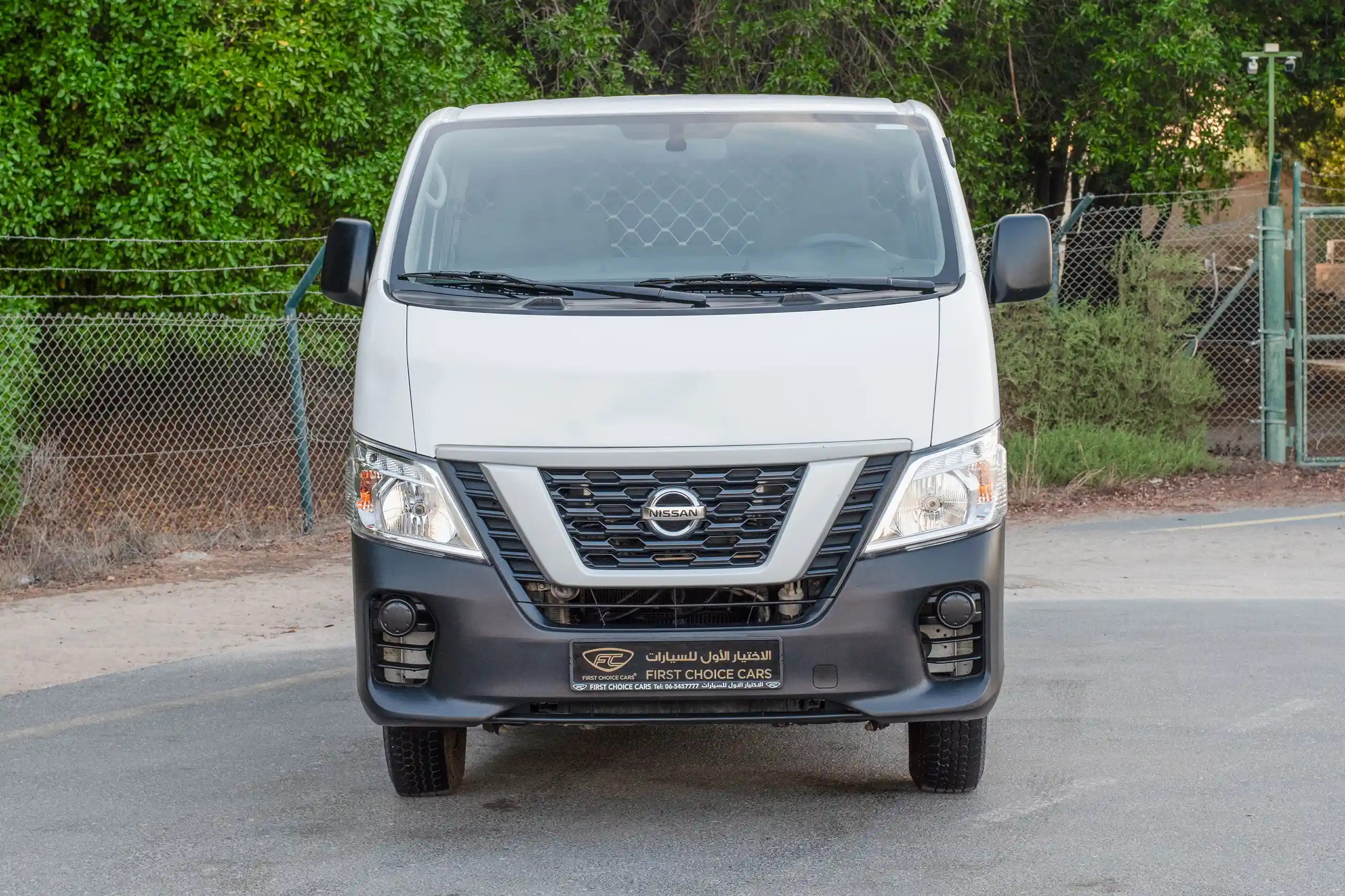 Used 2022 Nissan Urvan Panel Van S/R White – Front View at First Choice Cars Sharjah