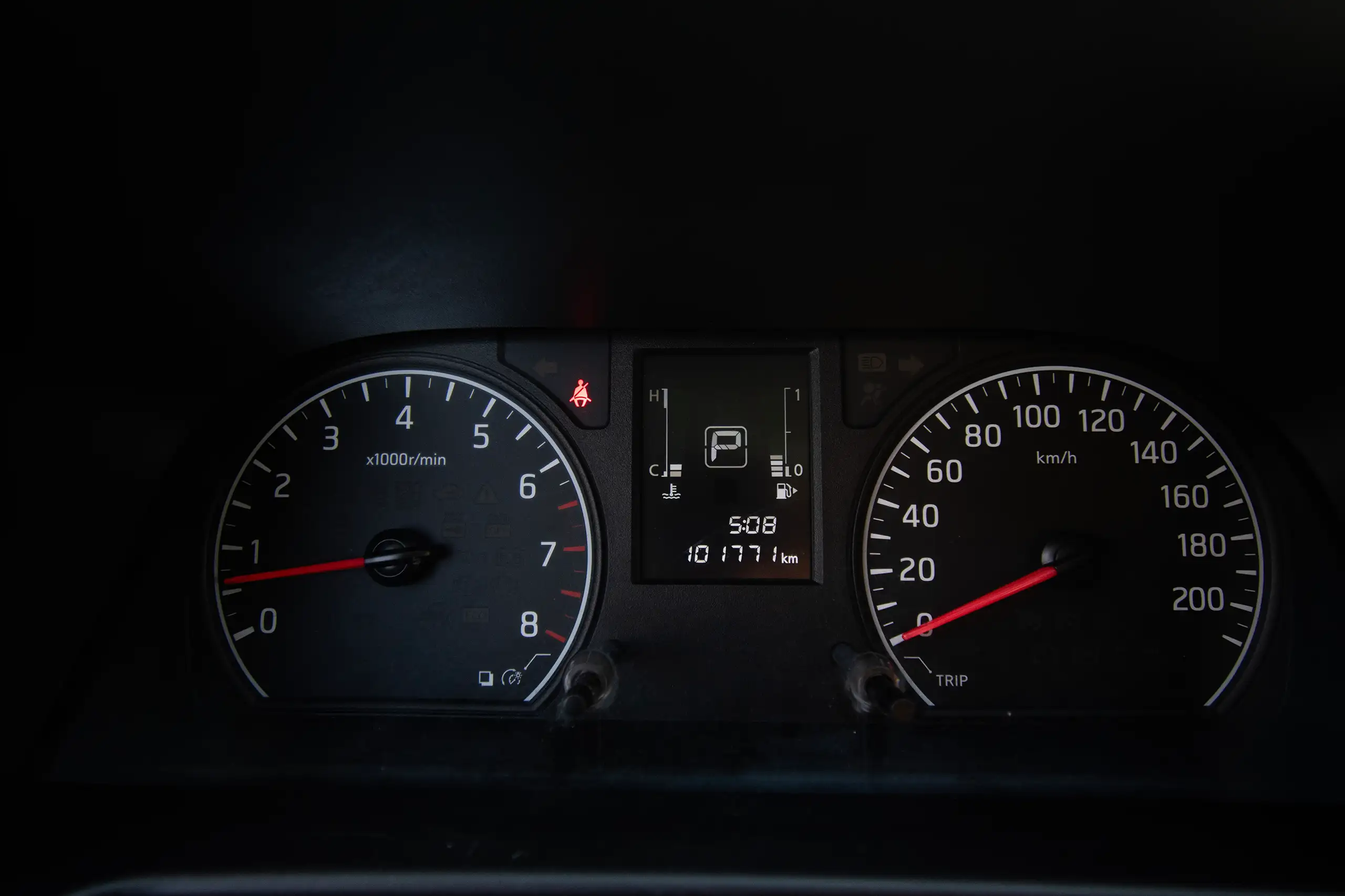 Used 2022 Nissan Urvan Panel Van S/R White – Odometer / Mileage Reading View at First Choice Cars Sharjah