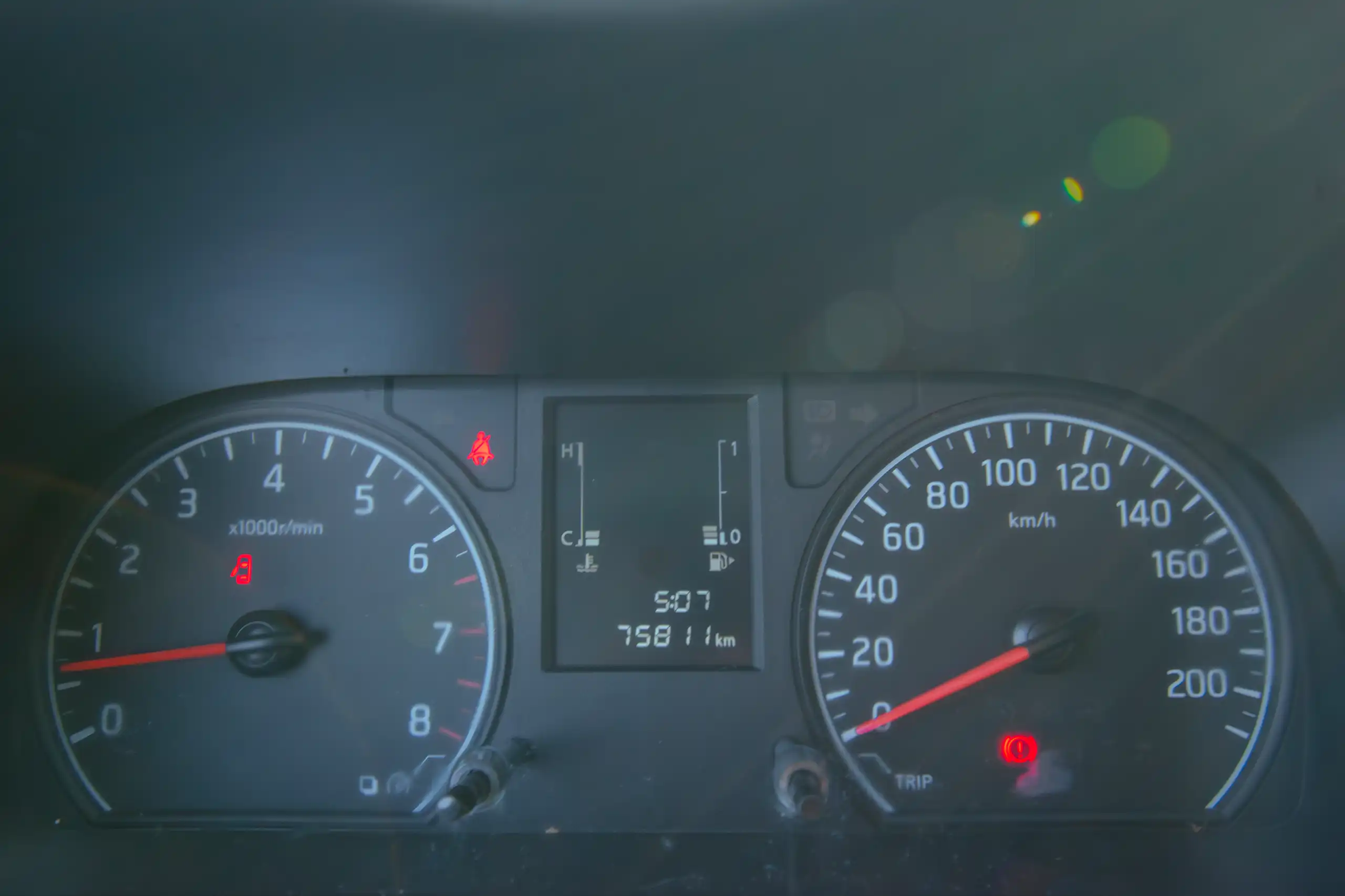 Used 2022 Nissan Urvan Standard Roof Chiller White – Odometer / Mileage Reading View at First Choice Cars Sharjah