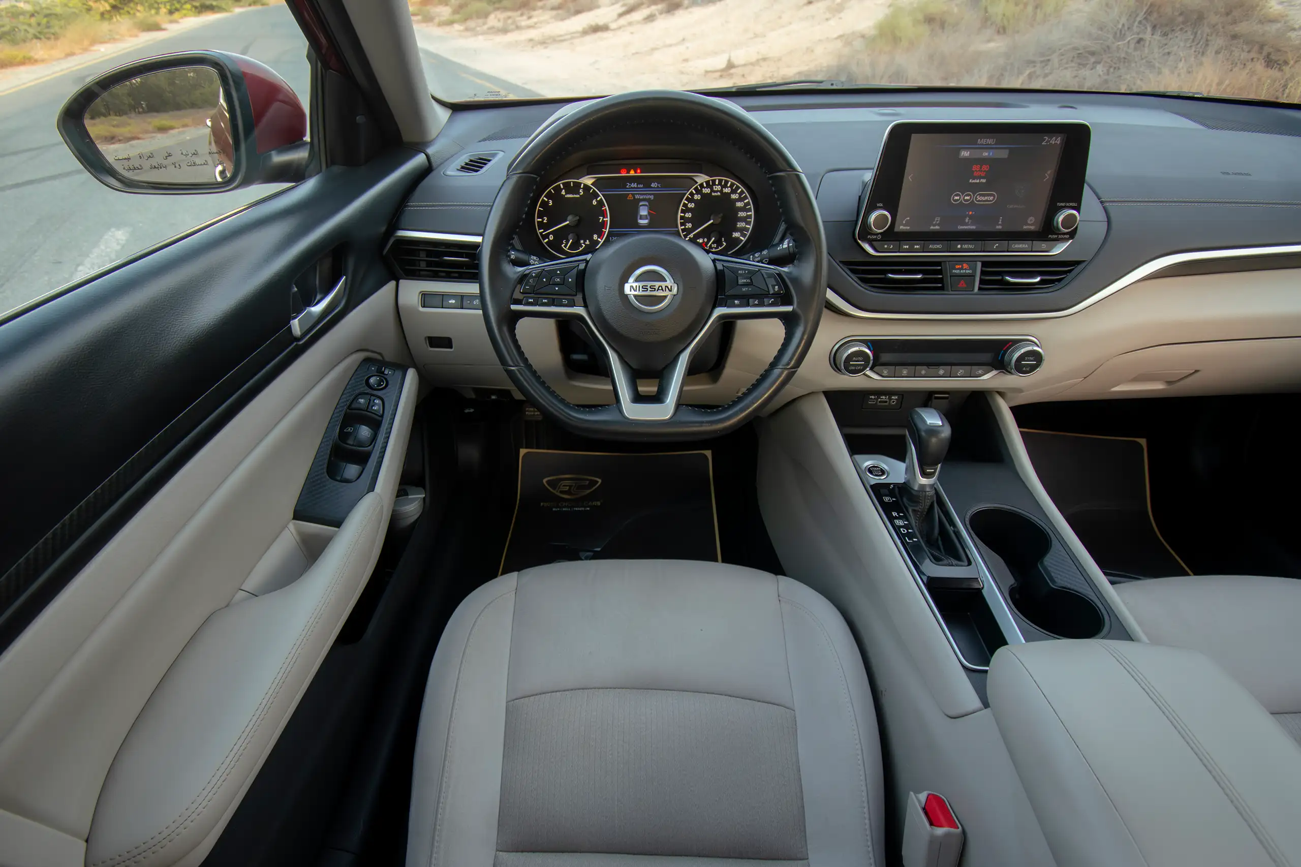 Used 2022 Nissan Altima SV Red – Steering Wheel & Instrument Cluster at First Choice Cars Sharjah