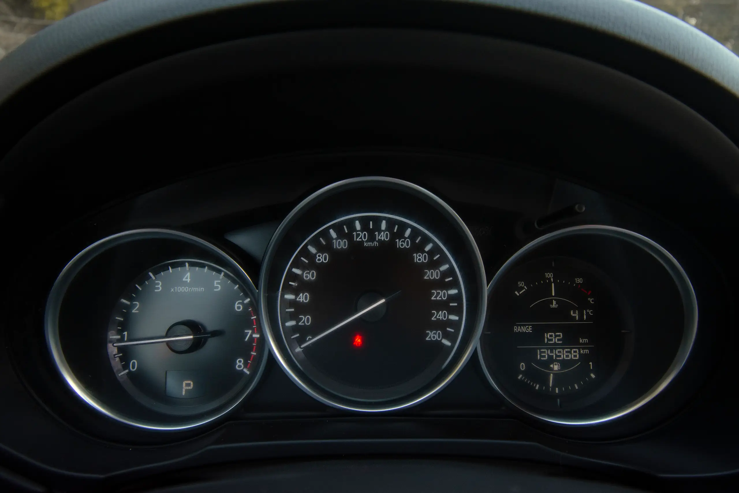 Used 2022 Mazda CX-5 GL White – Odometer / Mileage Reading View at First Choice Cars Sharjah