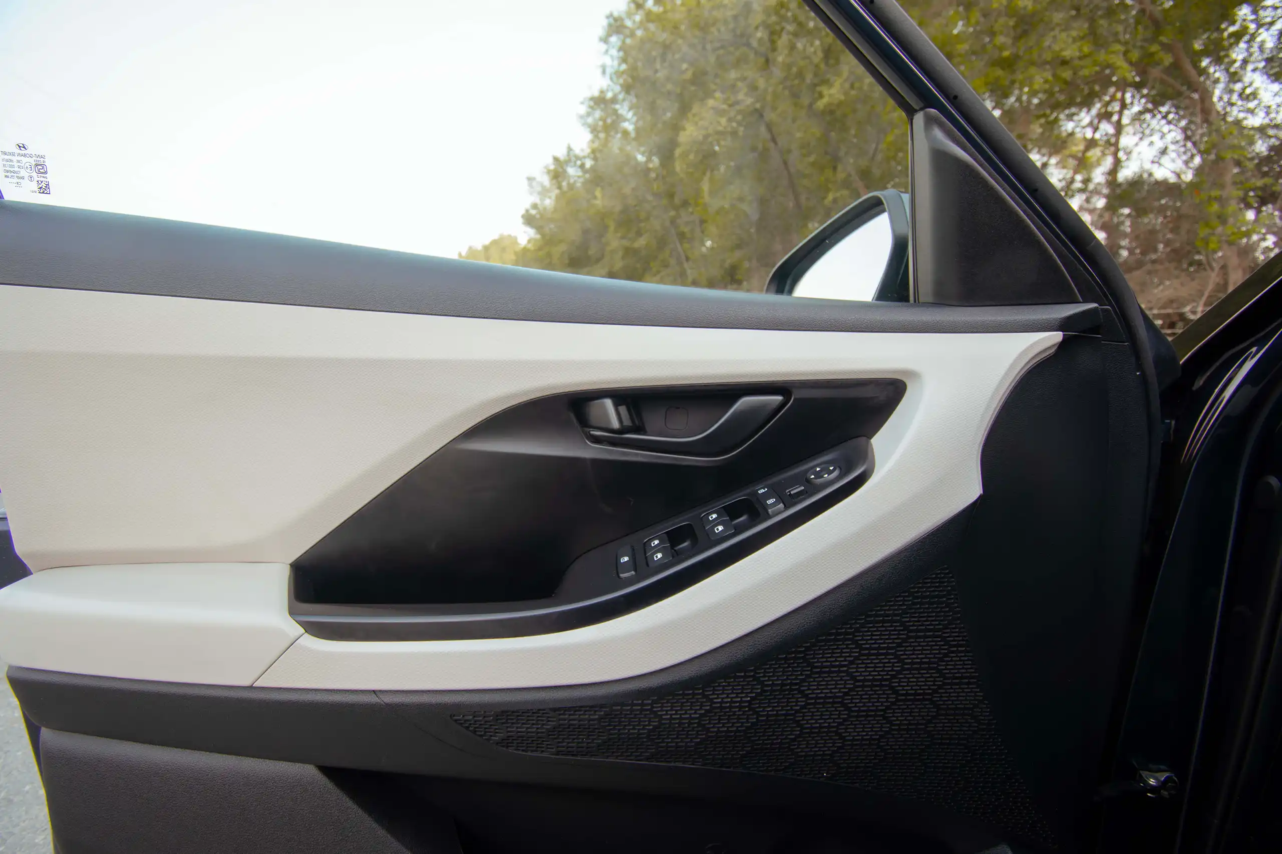 Used 2022 Hyundai Creta Smart Blue – Driver Door Panel Full View at First Choice Cars Sharjah