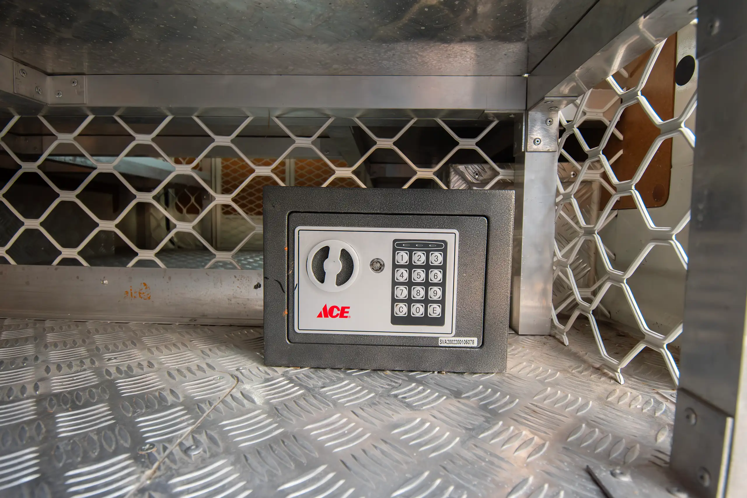 Used 2021 Toyota Hiace GL - Std Roof White – Chiller Box Right Side Interior View at First Choice Cars Sharjah