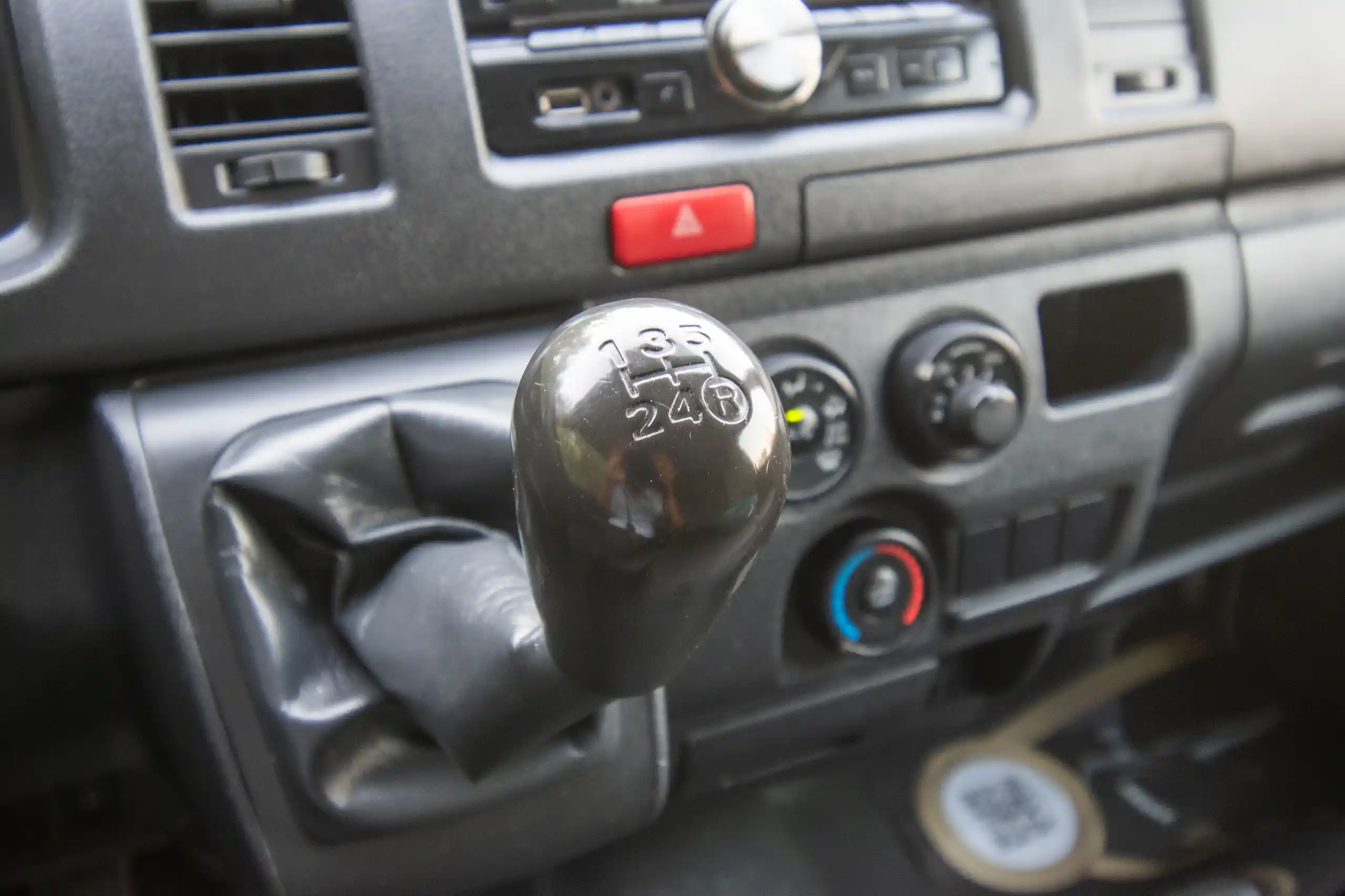 Used 2021 Toyota Hiace GL - Std Roof White – Center Console & Gear Shifter at First Choice Cars Sharjah