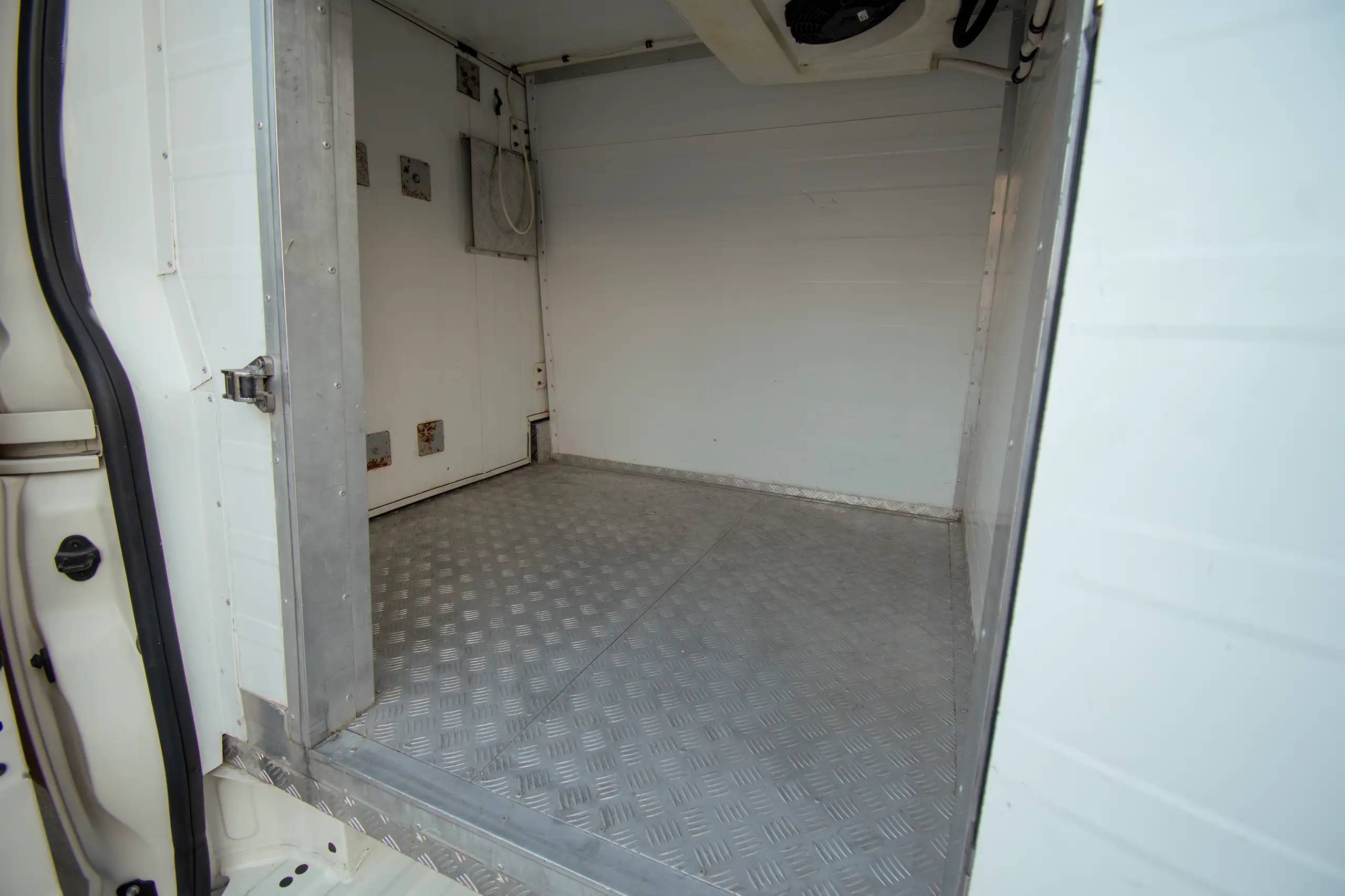 Used 2021 Toyota Hiace GL- High Roof Freezer Van White – Freezer Box Right Side Interior View at First Choice Cars Sharjah