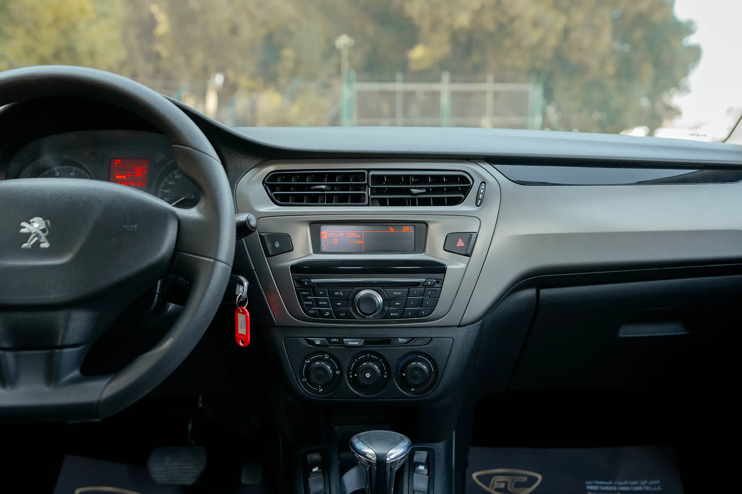 Used 2021 Peugeot 301 Allure White – Infotainment / Touchscreen System at First Choice Cars Sharjah