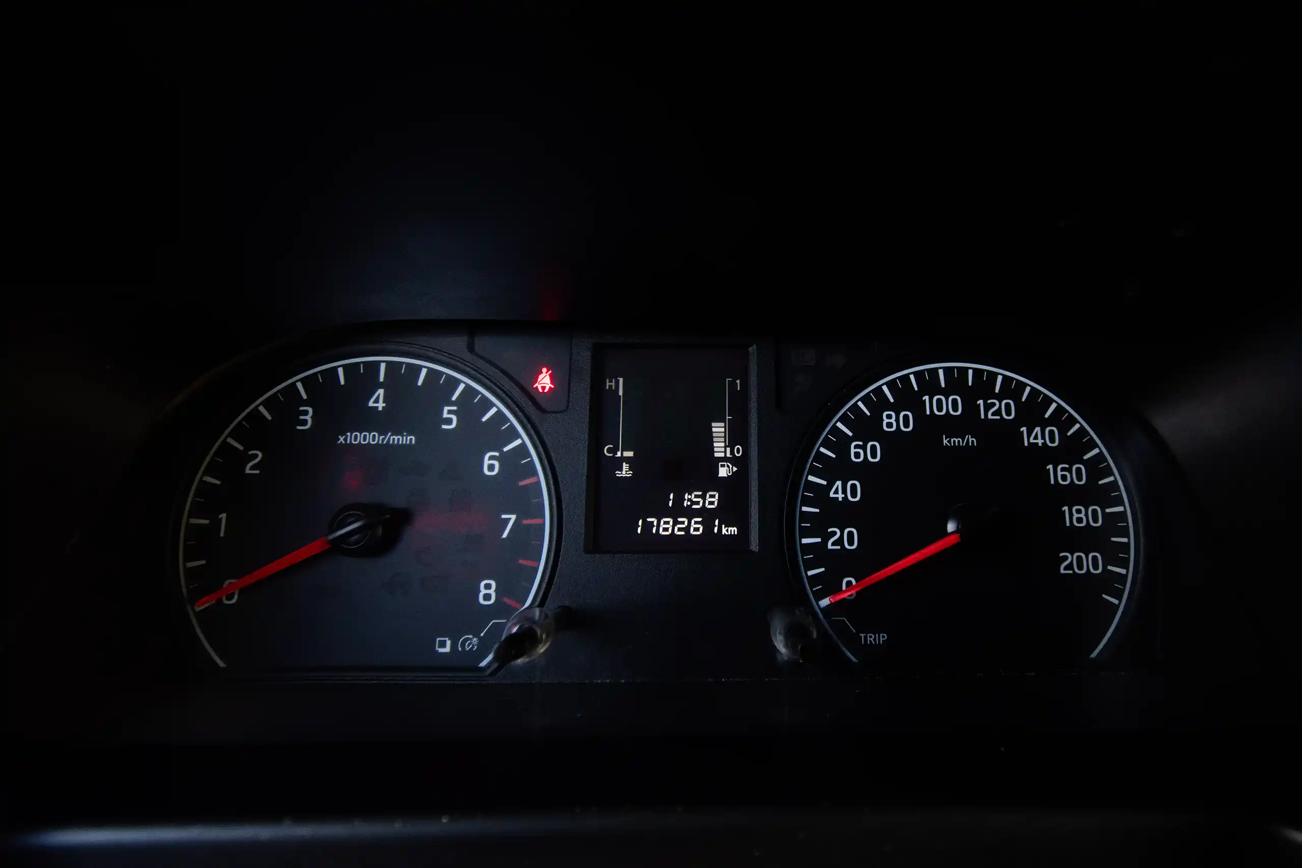 Used 2021 Nissan Urvan Panel Van S/R White – Odometer / Mileage Reading View at First Choice Cars Sharjah