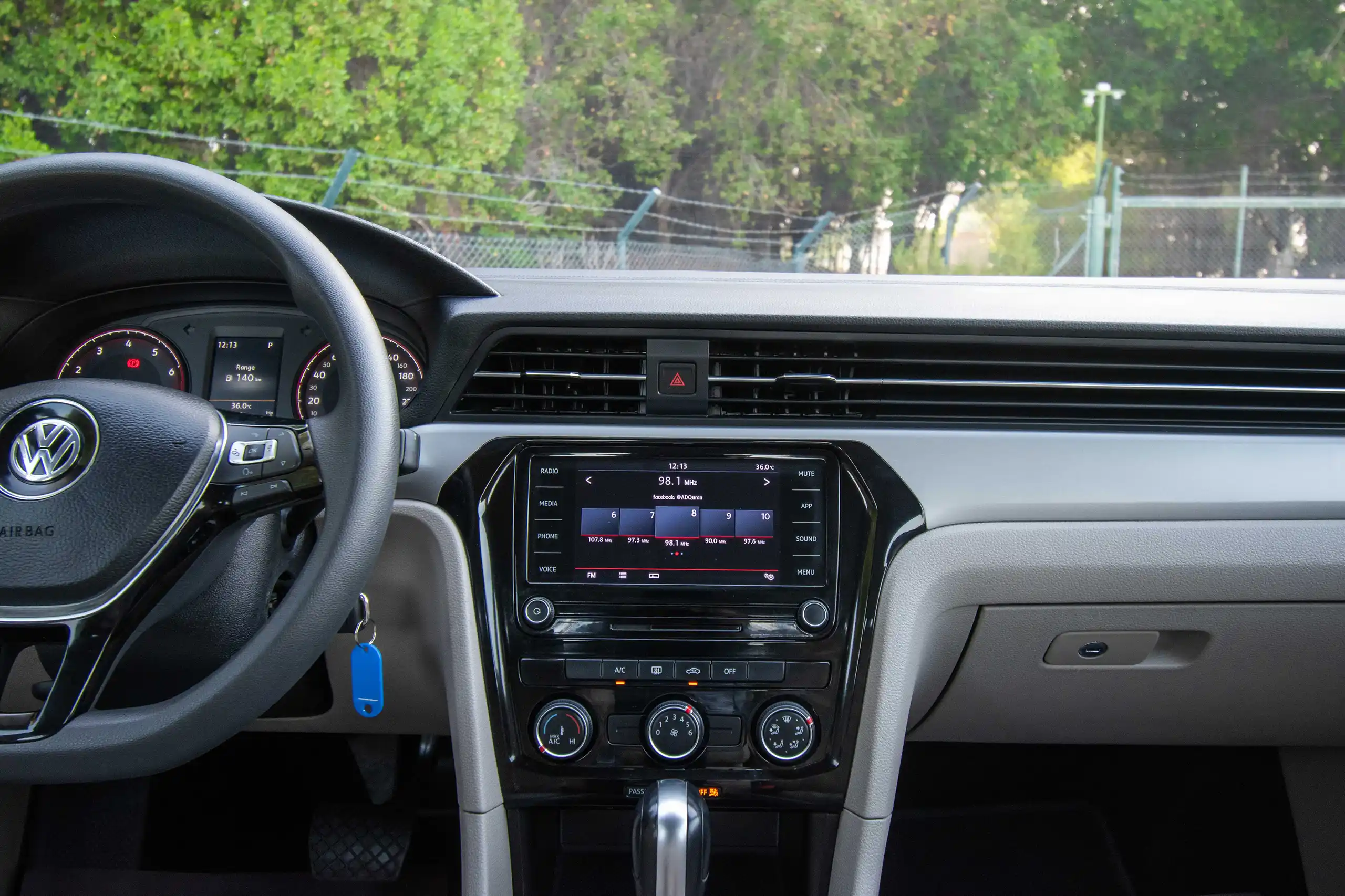 Used 2020 Volkswagen PASSAT Trendline White – Infotainment / Touchscreen System at First Choice Cars Sharjah