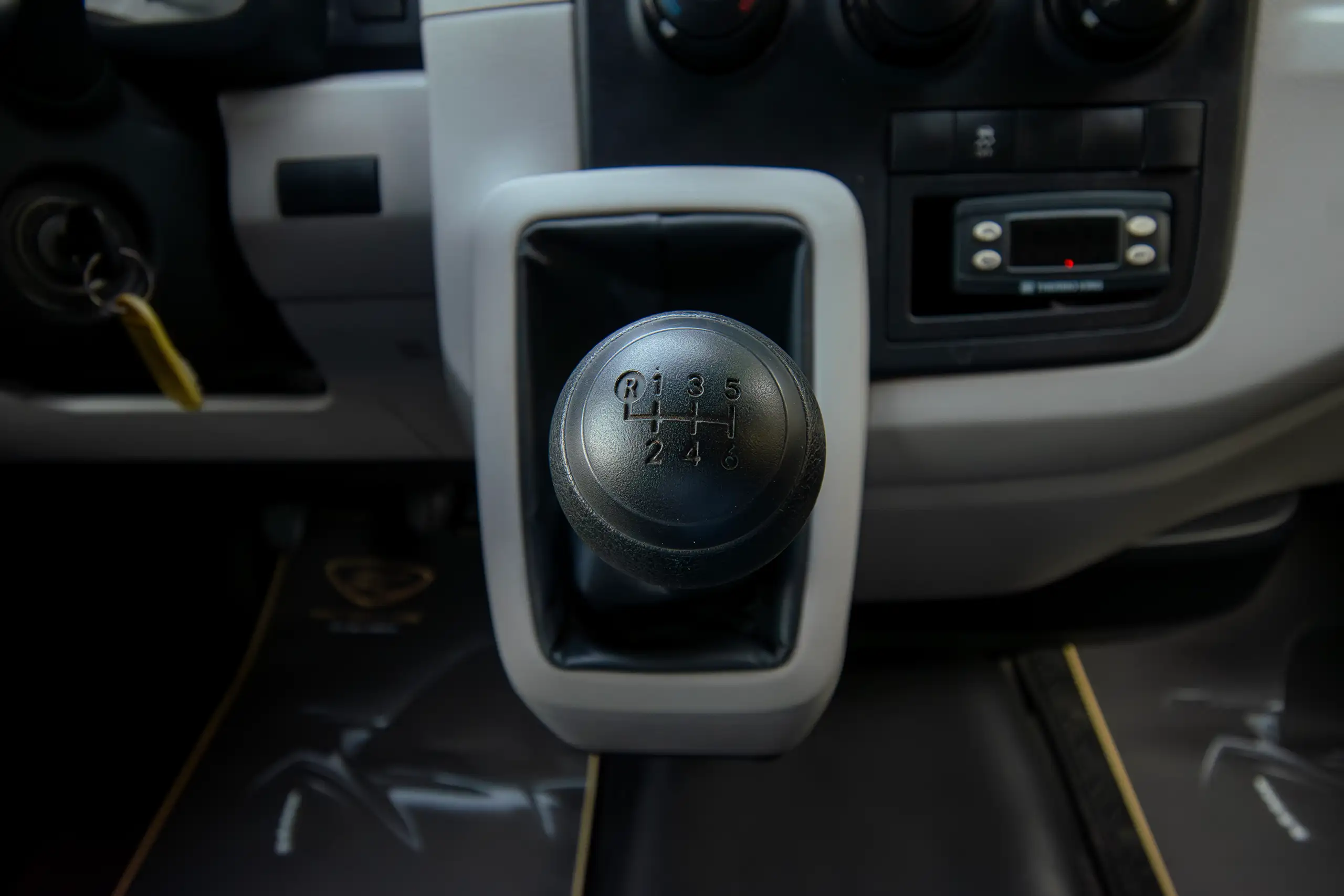 Used 2020 Toyota Hiace GL- High Roof Yellow – Center Console & Gear Shifter at First Choice Cars Sharjah