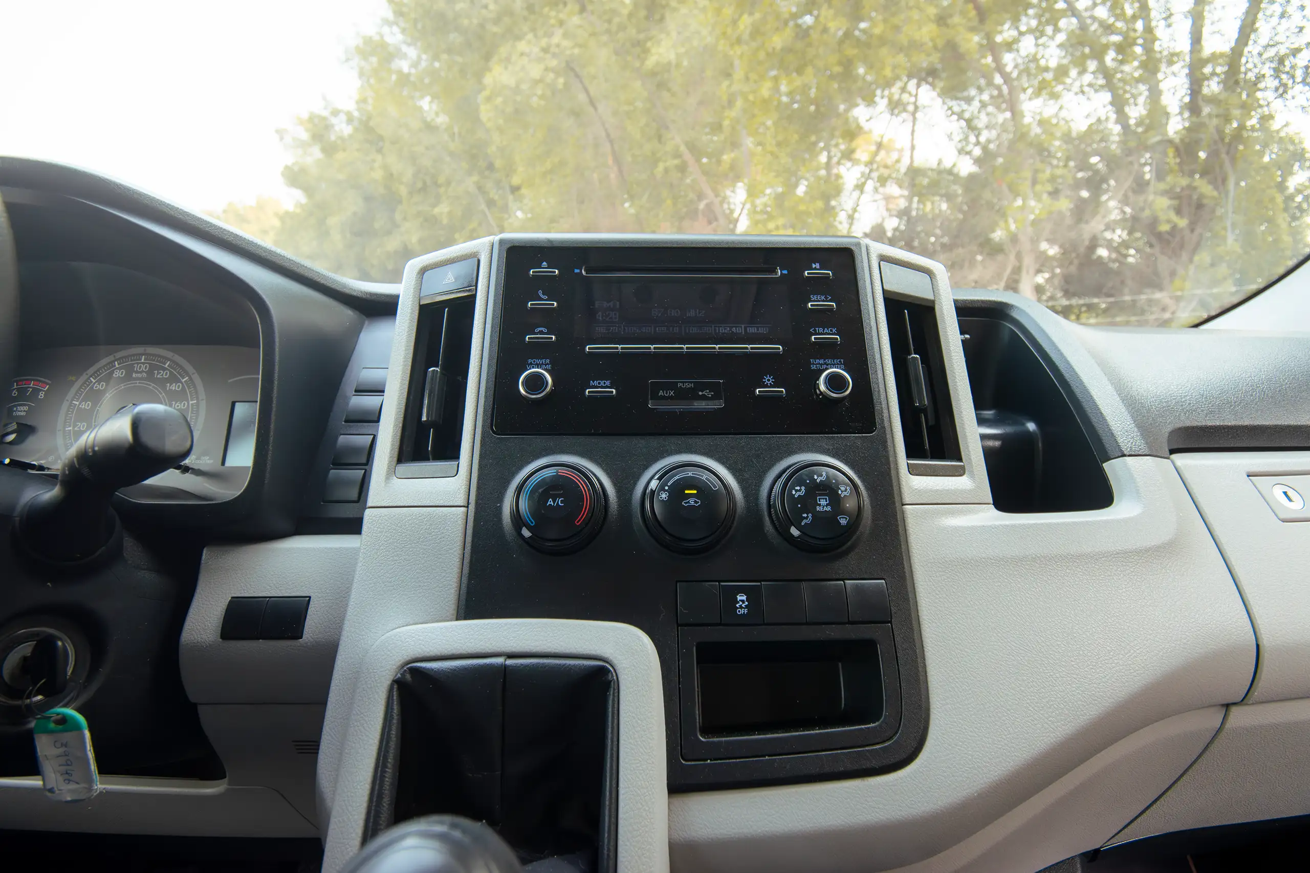 Used 2020 Toyota Hiace GL- High Roof Freezer Van Yellow – Infotainment / Touchscreen System at First Choice Cars Sharjah