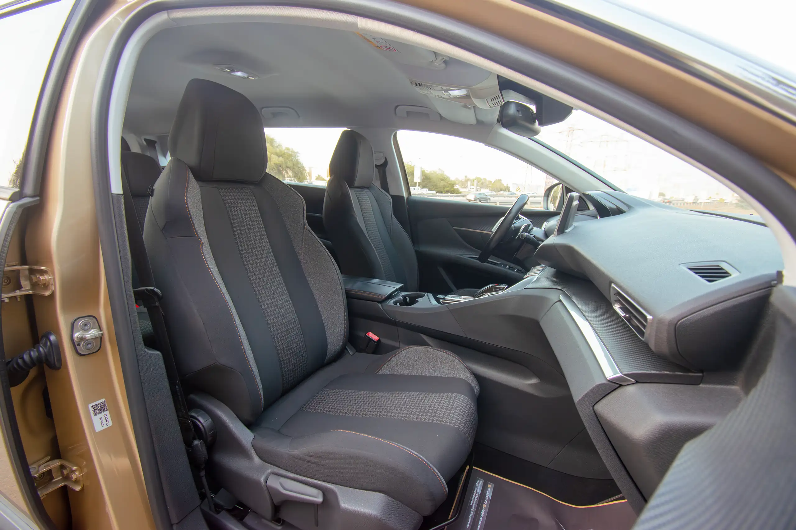 Used 2019 Peugeot 5008 Active Gold – Front Passenger Side Cabin View at First Choice Cars Sharjah