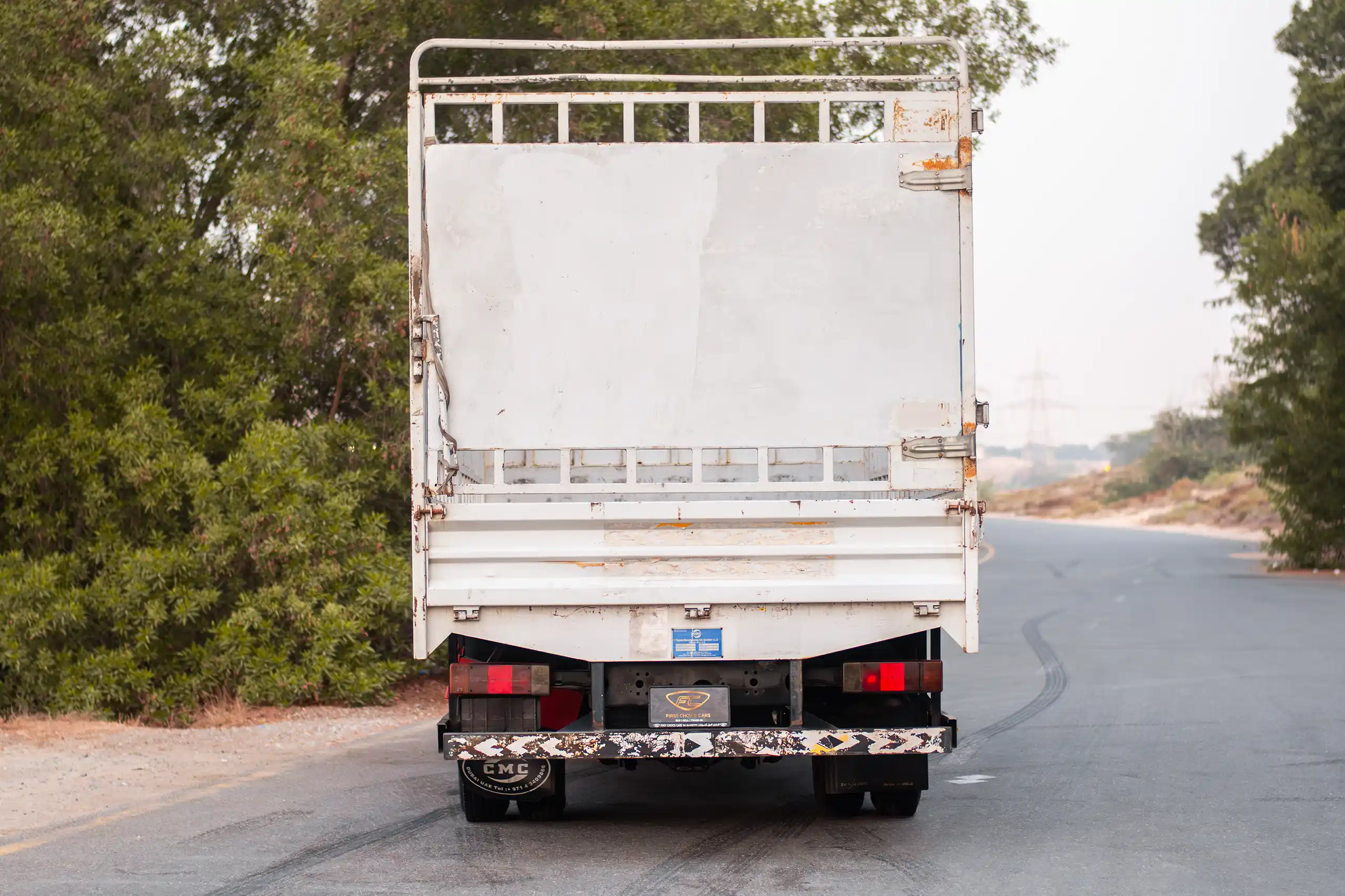 Used 2016 TATA LPT 613 Truck White – Back/Rear View at First Choice Cars Sharjah