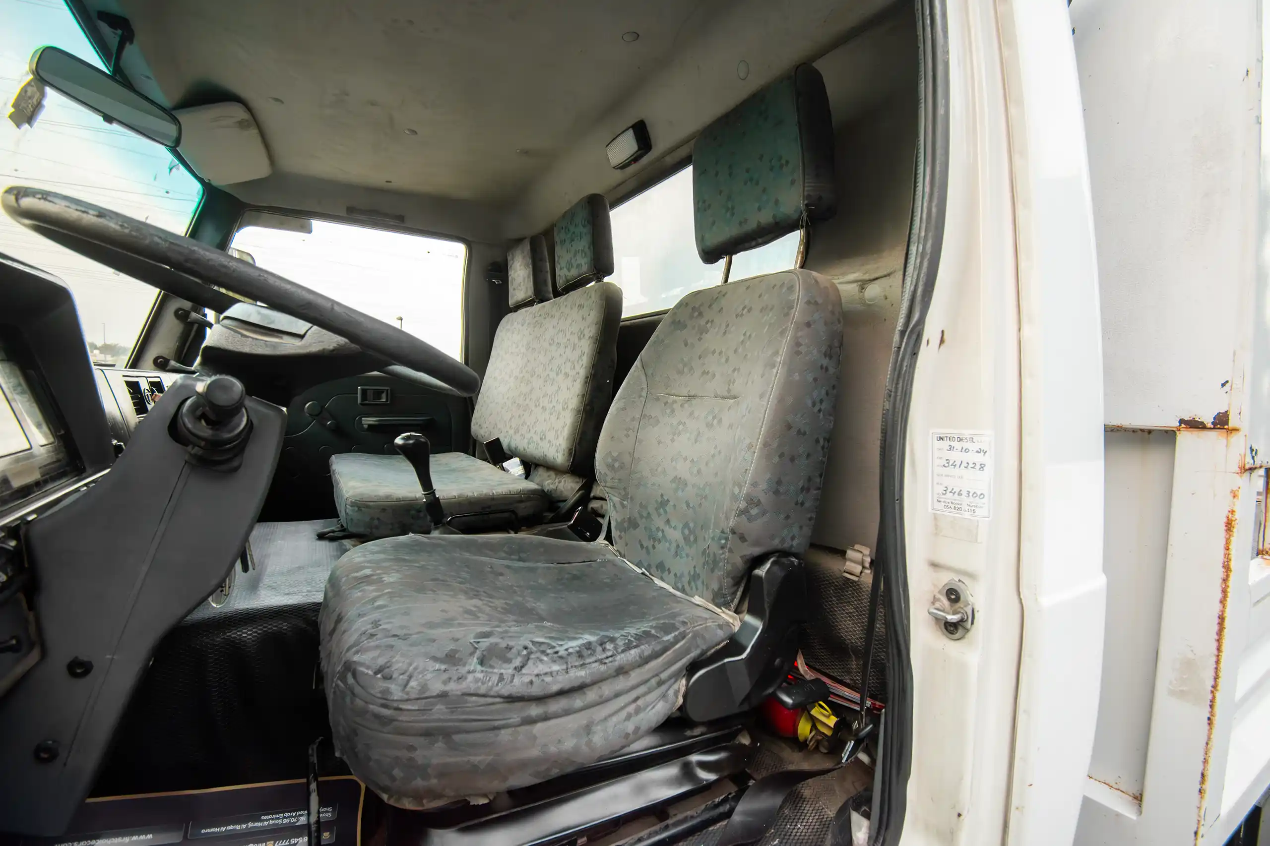 Used 2016 TATA LPT 613 Truck White – Front Driver Side Cabin View at First Choice Cars Sharjah