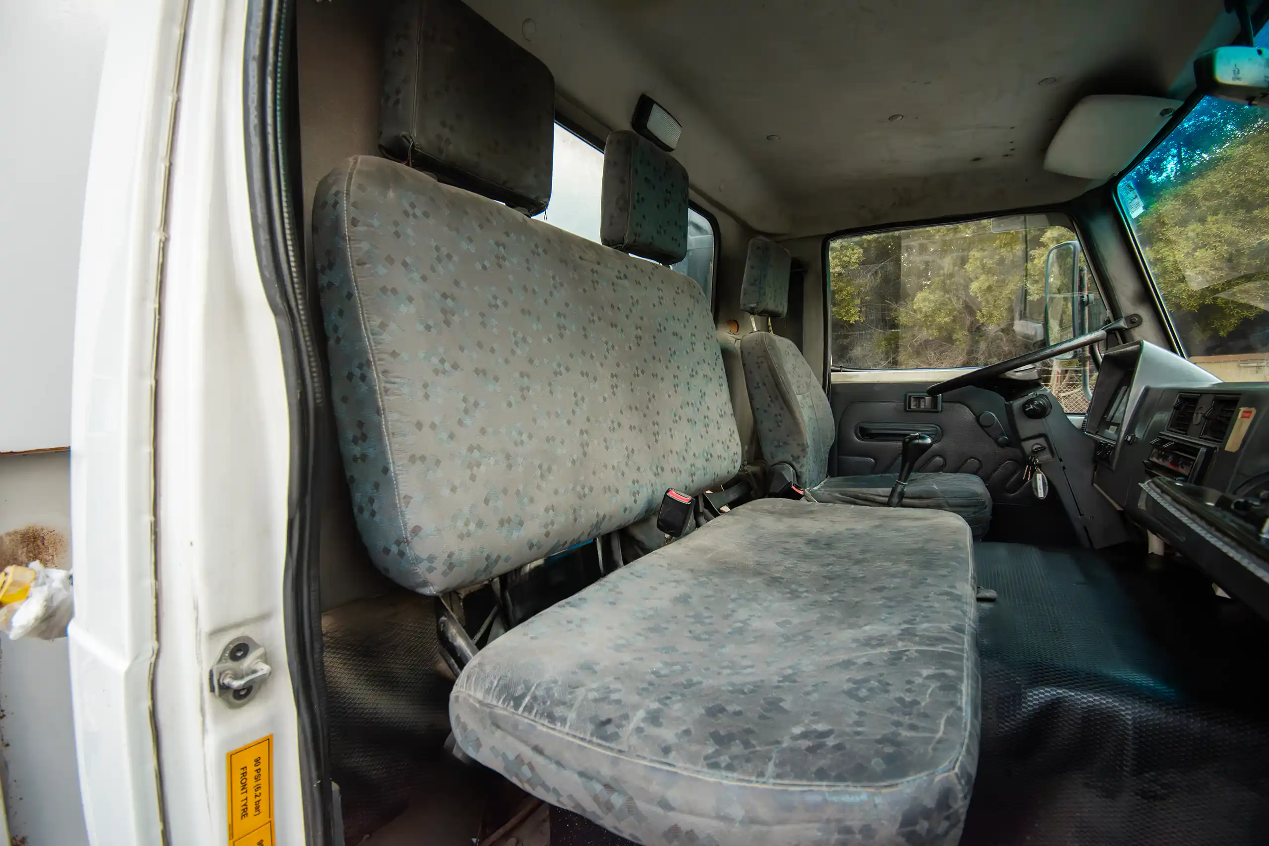 Used 2016 TATA LPT 613 Truck White – Front Passenger Side Cabin View at First Choice Cars Sharjah