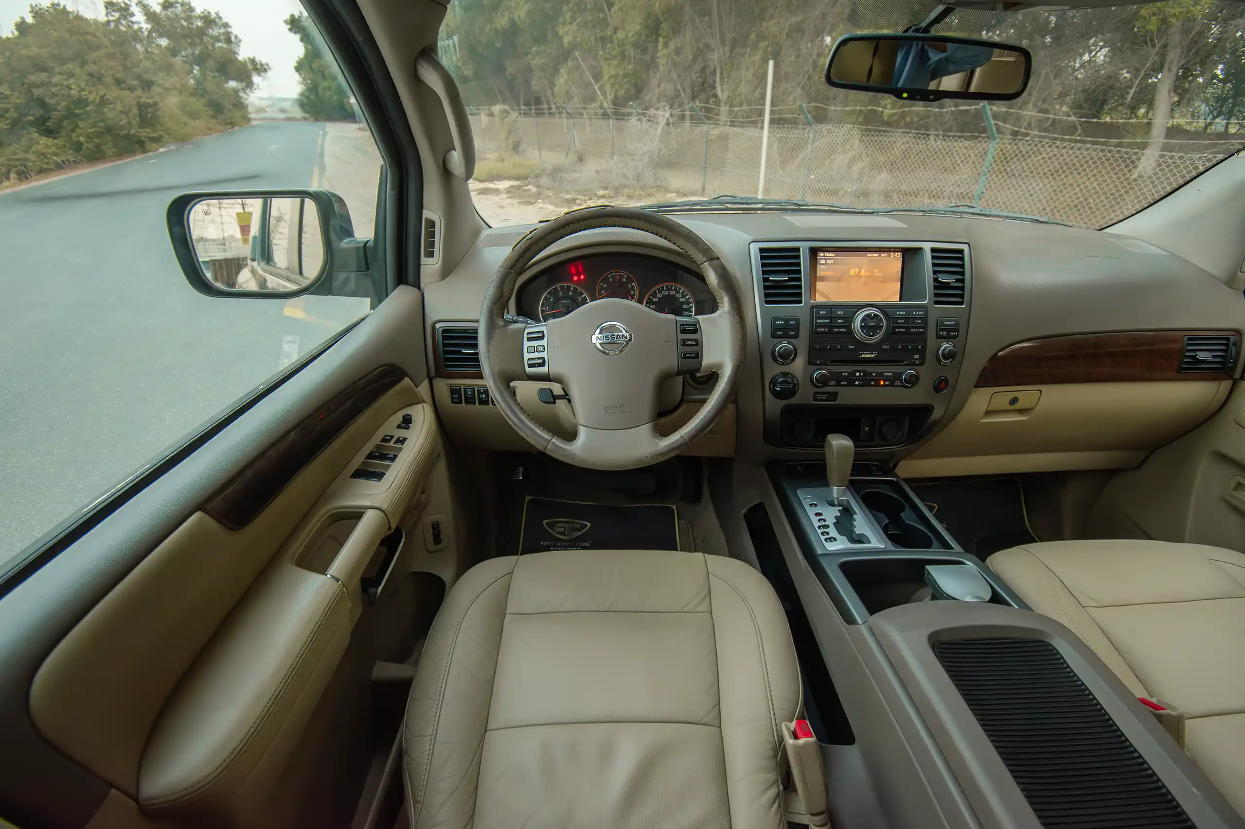 Used 2010 Nissan Armada LE Grey – Steering Wheel & Instrument Cluster at First Choice Cars Sharjah