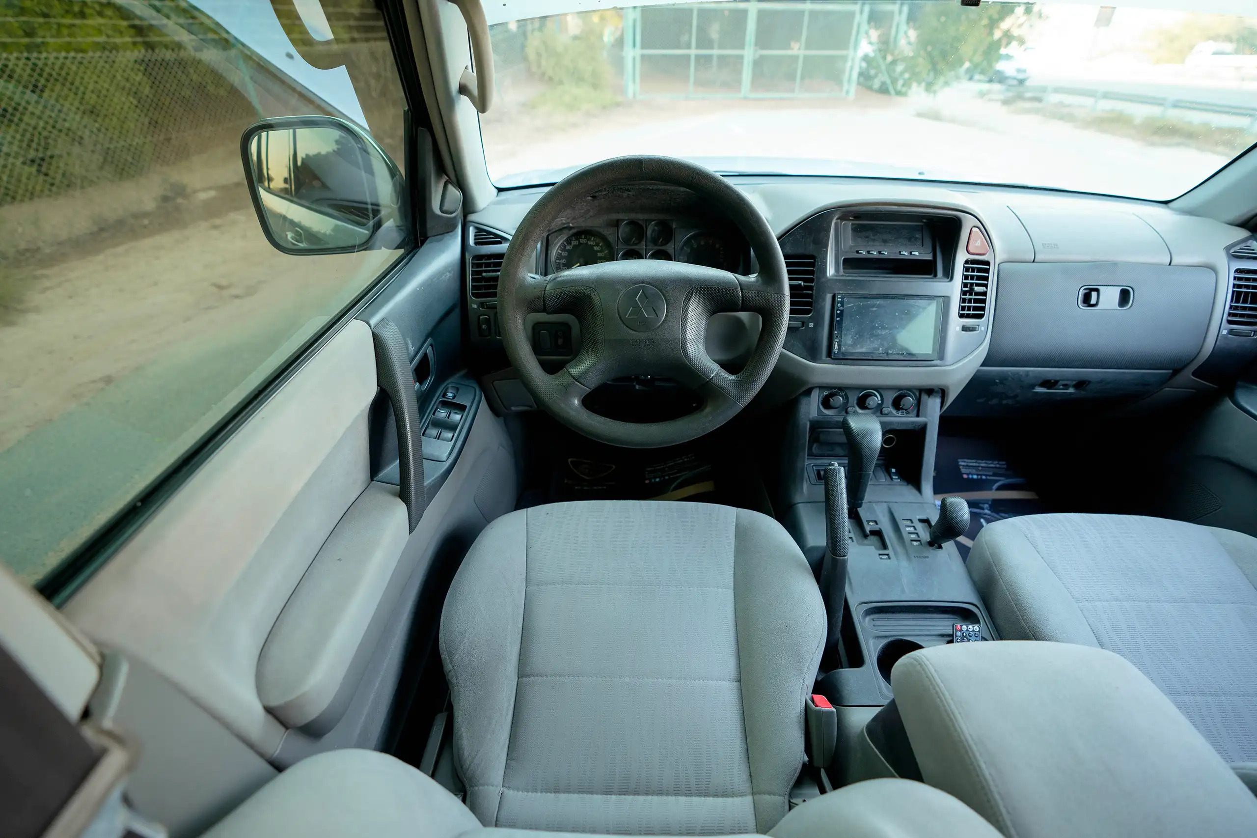 Used 2005 Mitsubishi Pajero GLS Silver – Steering Wheel & Instrument Cluster at First Choice Cars Sharjah