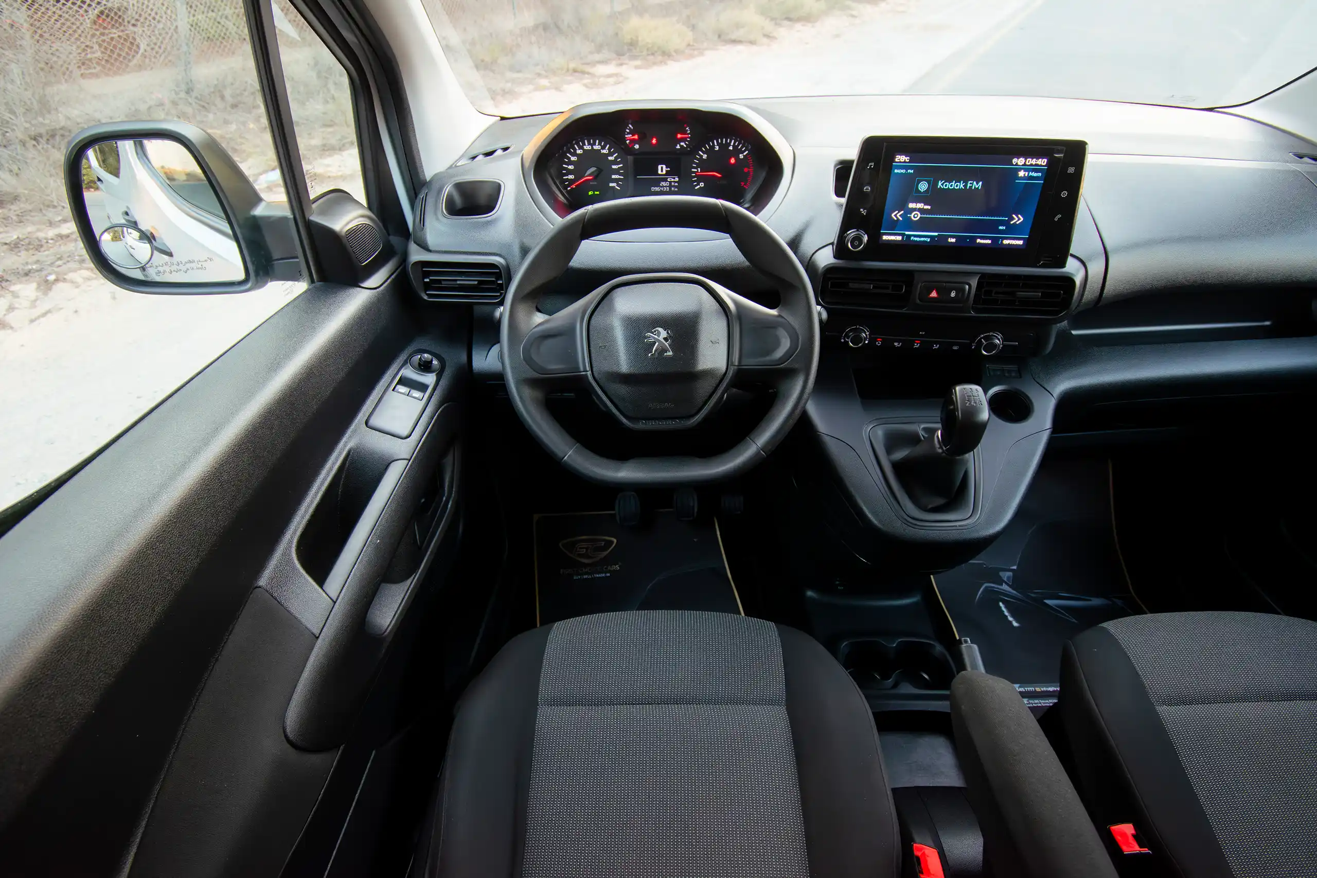 Used 2023 Peugeot Rifter 1.5T L2 White – Steering Wheel & Instrument Cluster at First Choice Cars Sharjah