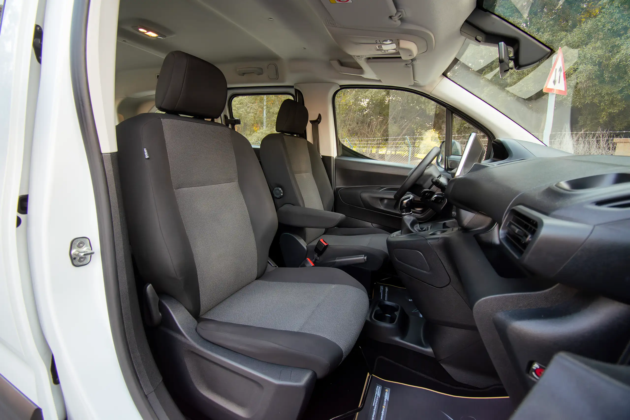 Used 2023 Peugeot Rifter 1.5T L2 White – Front Passenger Side Cabin View at First Choice Cars Sharjah