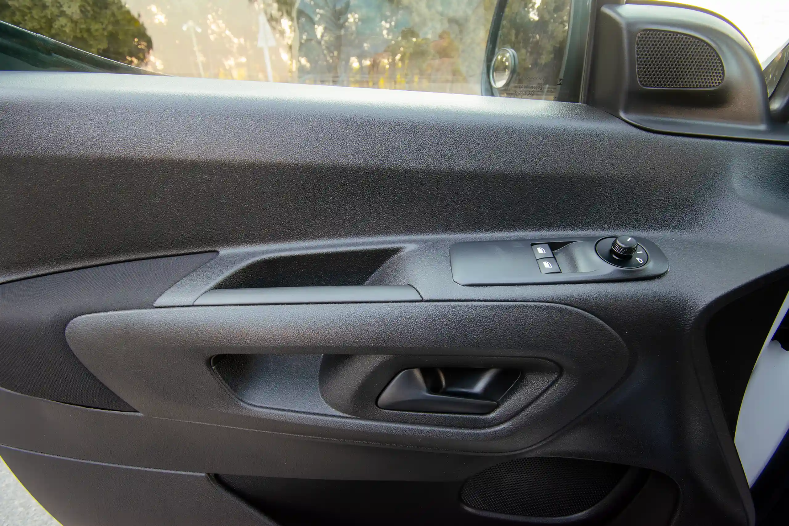 Used 2023 Peugeot Rifter 1.5T L2 White – Driver Door Panel Full View at First Choice Cars Sharjah