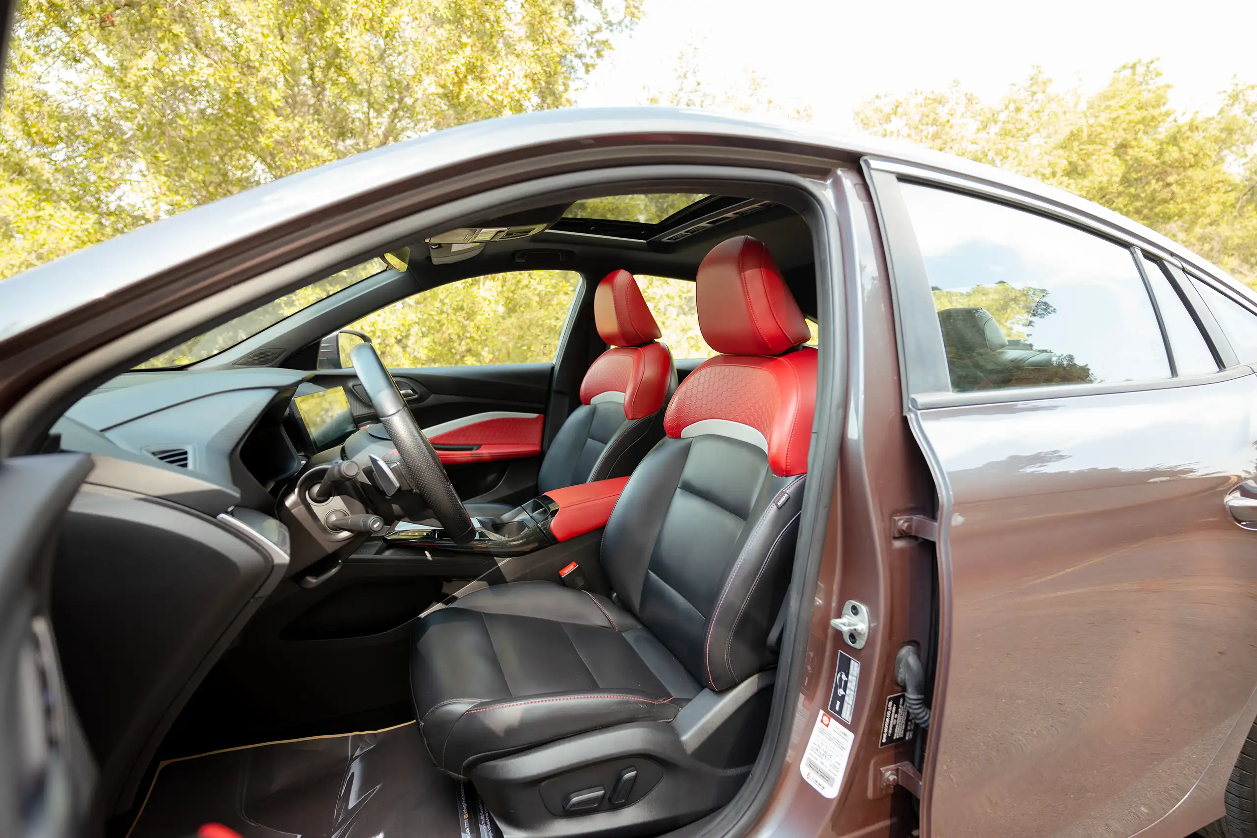 Used 2022 MG GT Luxury Grey – Front Driver Side Cabin View at First Choice Cars Sharjah