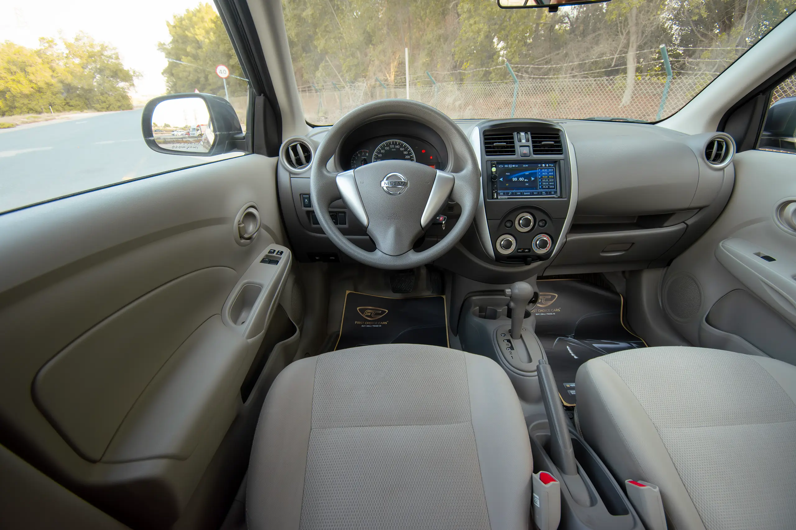 Used 2023 Nissan Sunny SV Grey – Steering Wheel & Instrument Cluster at First Choice Cars Sharjah