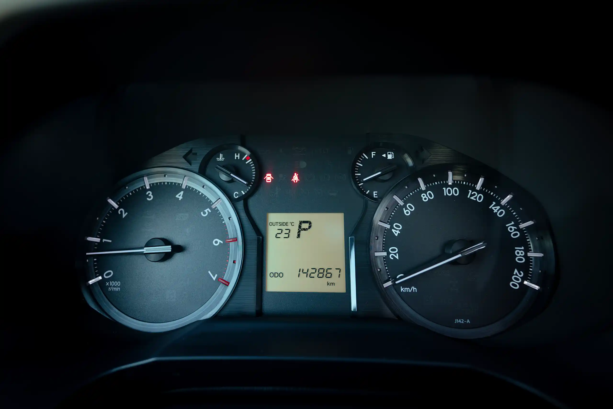 Used 2019 Toyota Prado VXR Silver – Odometer / Mileage Reading View at First Choice Cars Sharjah