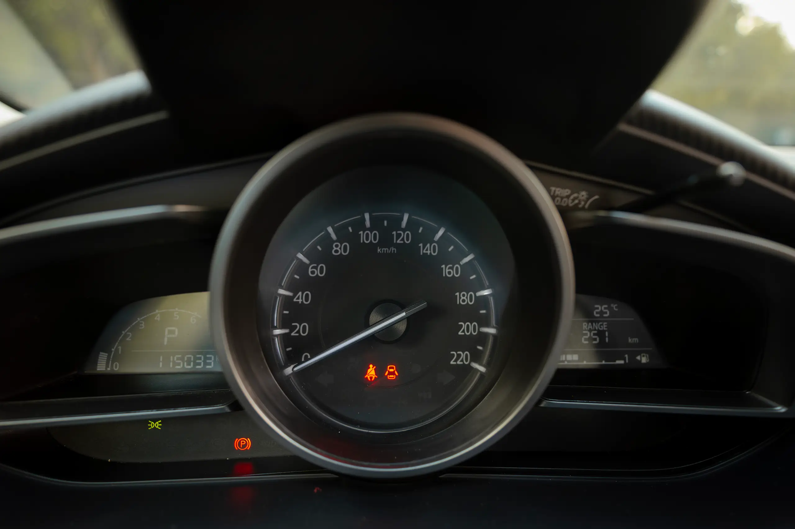 Used 2021 Mazda CX-3 GS Silver – Odometer / Mileage Reading View at First Choice Cars Sharjah