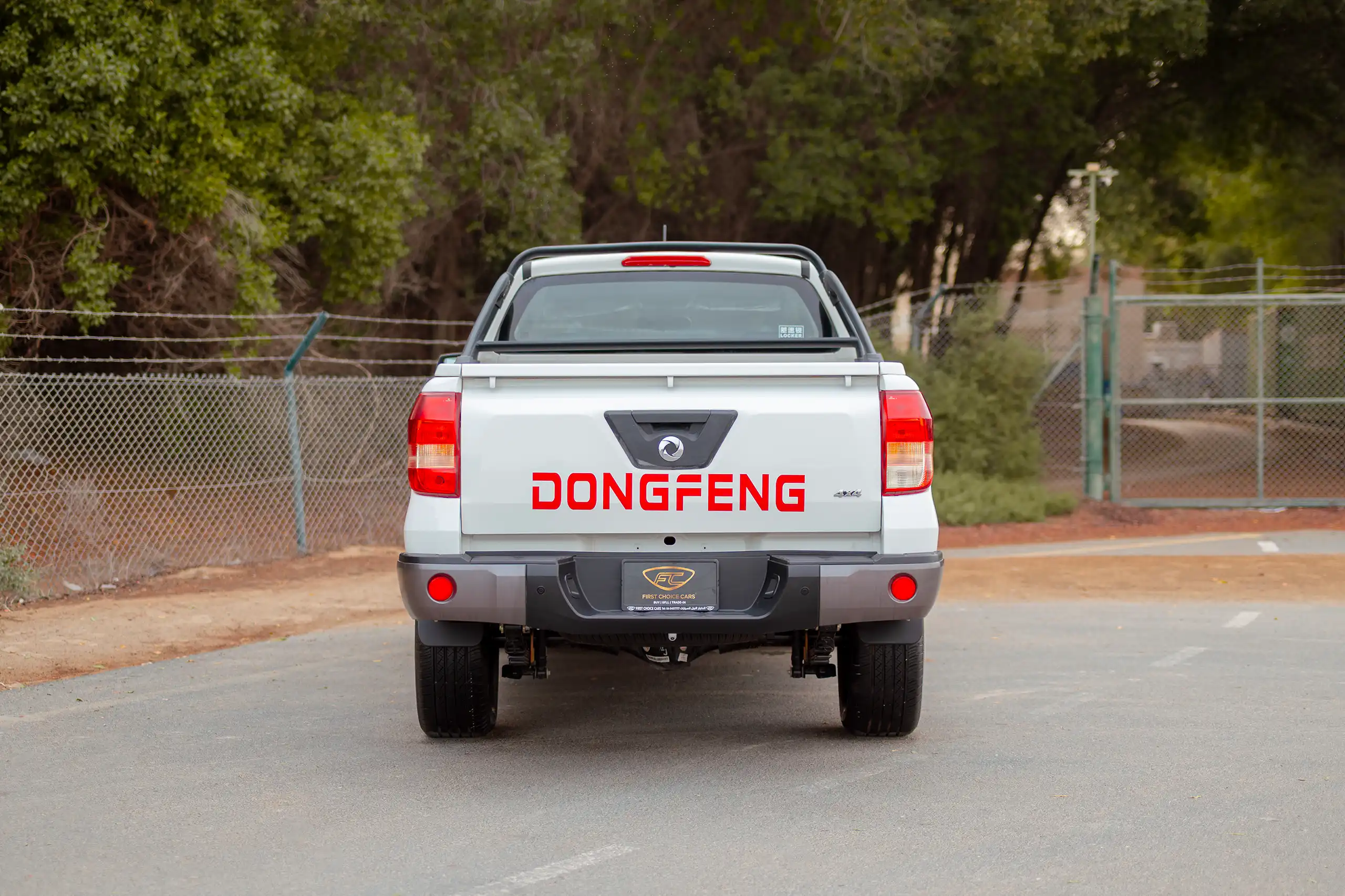 Used 2025 DongFeng RICH 6 Double Cabin White – Back/Rear View at First Choice Cars Sharjah