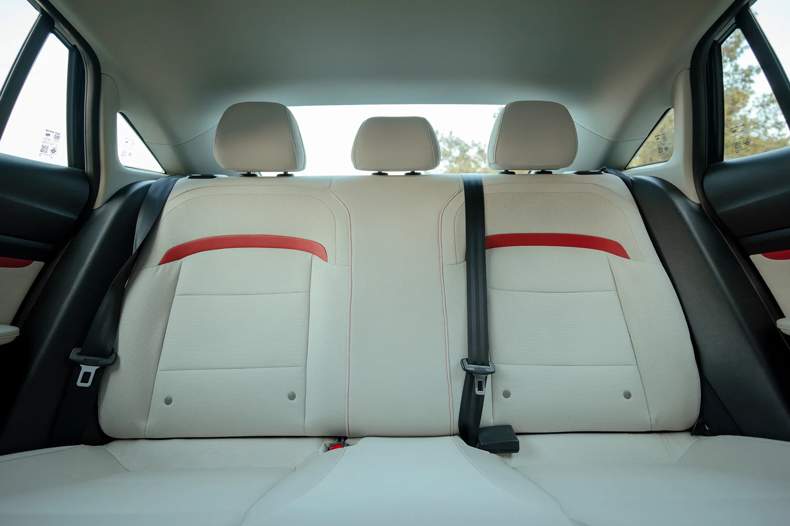 Used 2022 MG GT Comfort Black – Rear Seat View at First Choice Cars Sharjah