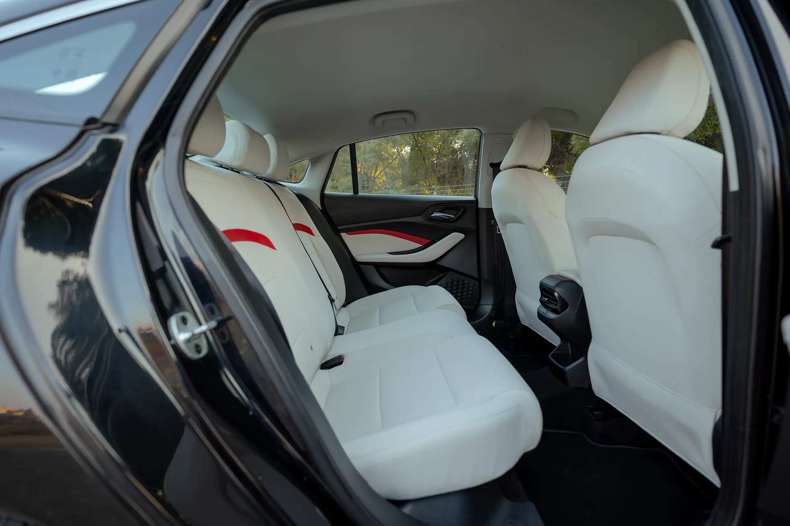 Used 2022 MG GT Comfort Black – Rear Passenger Side Cabin View at First Choice Cars Sharjah