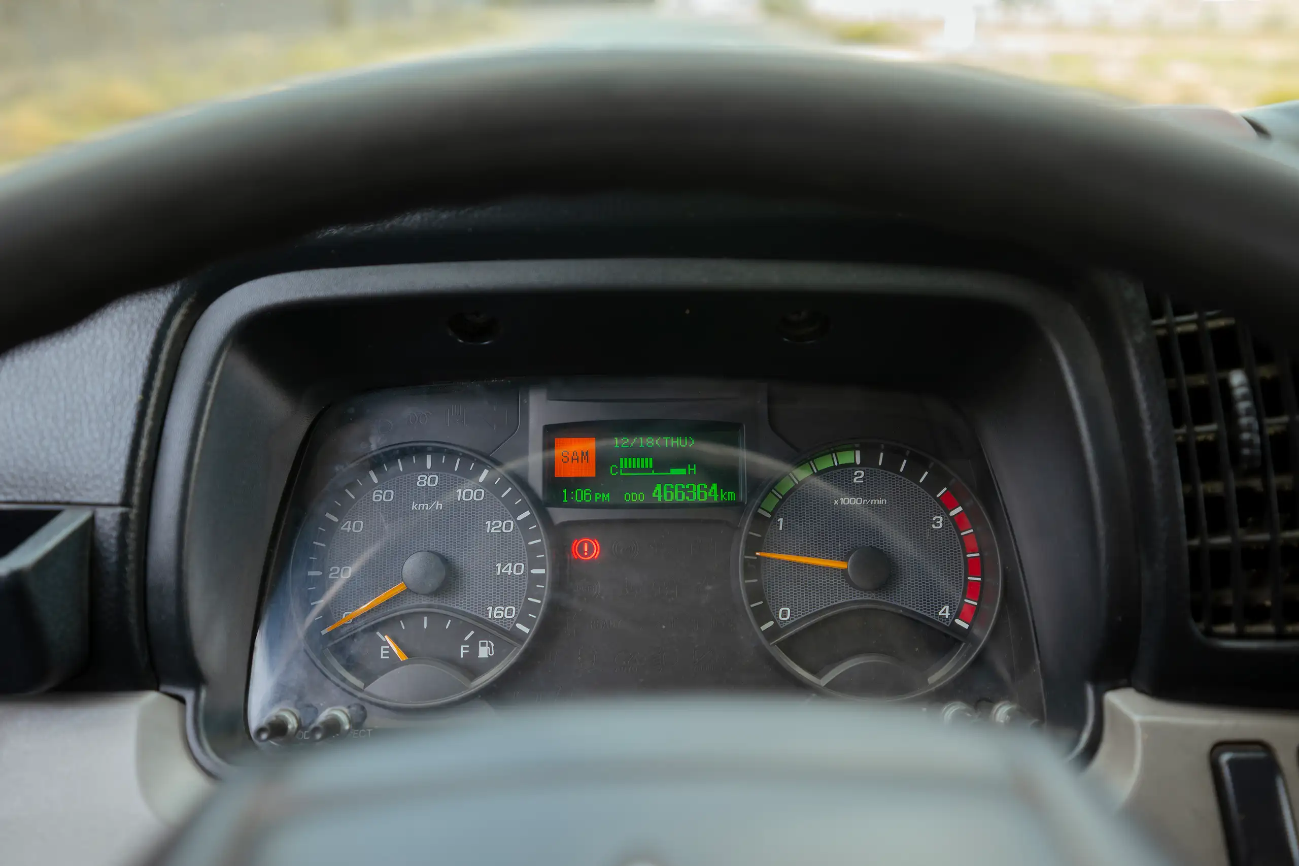 Used 2020 Mitsubishi Canter Chiller Box White – Odometer / Mileage Reading View at First Choice Cars Sharjah