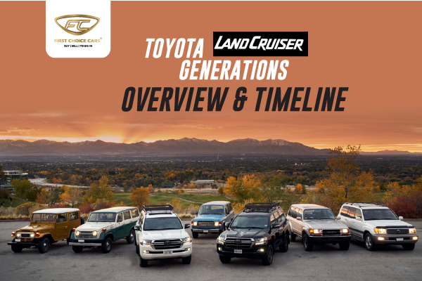 Land cruiser generations overview and timeline