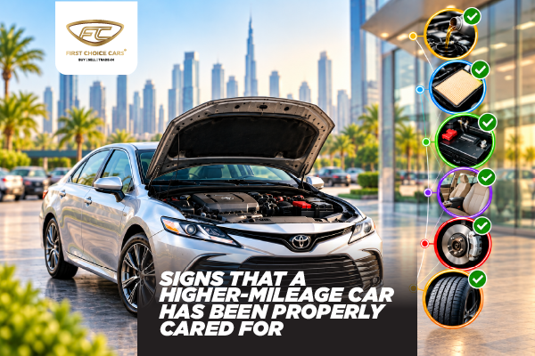 Higher Mileage Used Cars Signs
