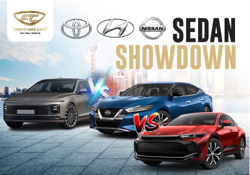 The 2023 Luxury Cars Comparison | Crown vs. Azera vs. Maxima - Featured Image