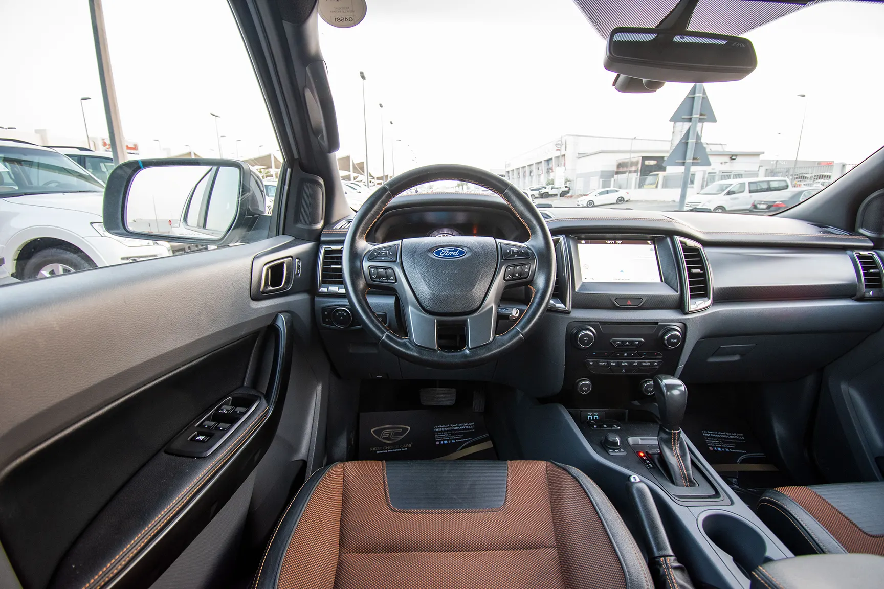 Used 2018 Ford Ranger Wildtrak Silver – Steering Wheel & Instrument Cluster at First Choice Cars Sharjah