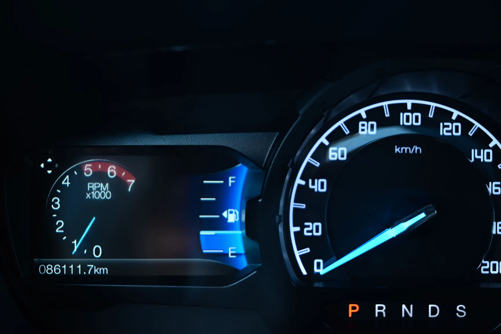 Used 2018 Ford Ranger Wildtrak Silver – Odometer / Mileage Reading View at First Choice Cars Sharjah