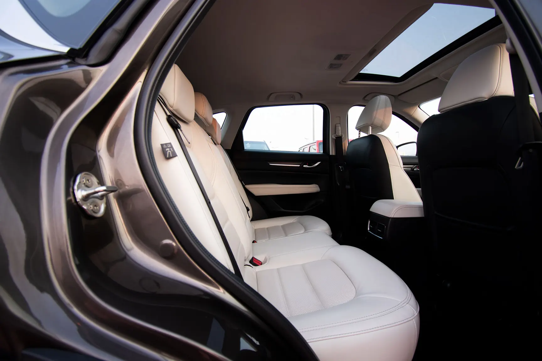 Used 2020 Mazda CX-5 GT Grey – Rear Passenger Side Cabin View at First Choice Cars Sharjah