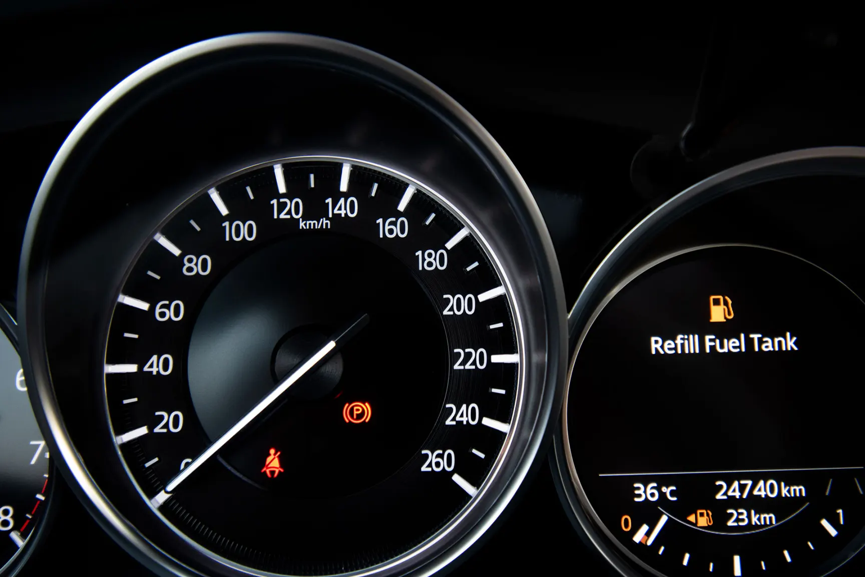 Used 2020 Mazda CX-5 GT Grey – Odometer / Mileage Reading View at First Choice Cars Sharjah