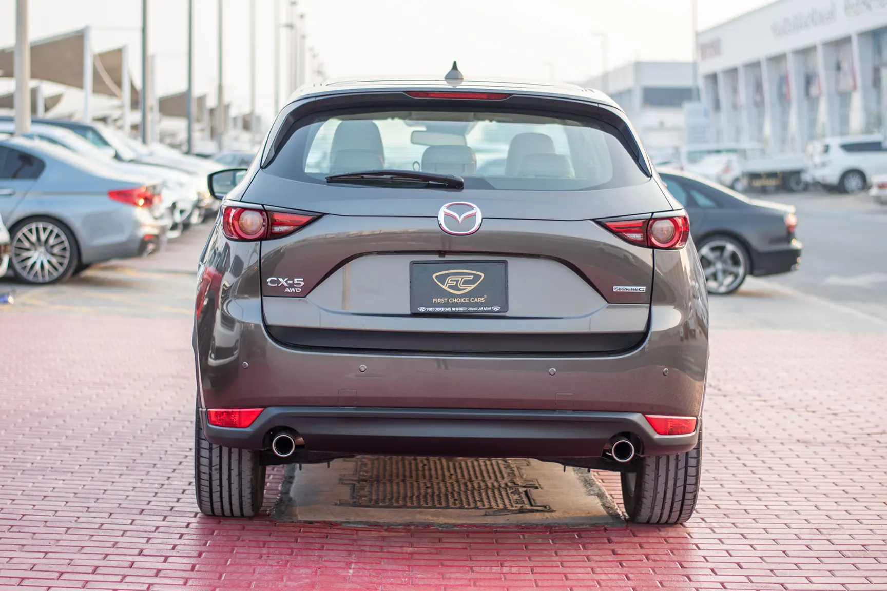 Used 2020 Mazda CX-5 GT Grey – Back/Rear View at First Choice Cars Sharjah