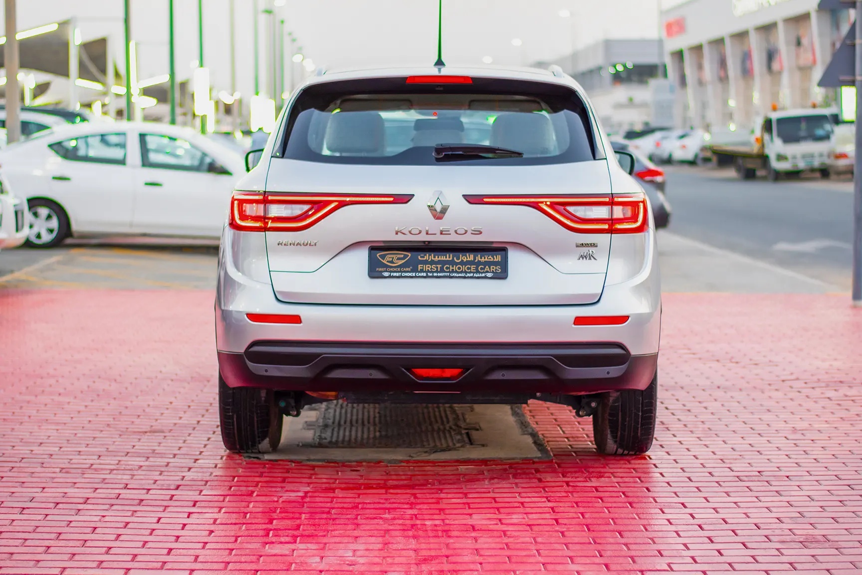 Used 2018 Renault Koleos Pe Silver – Back/Rear View at First Choice Cars Sharjah
