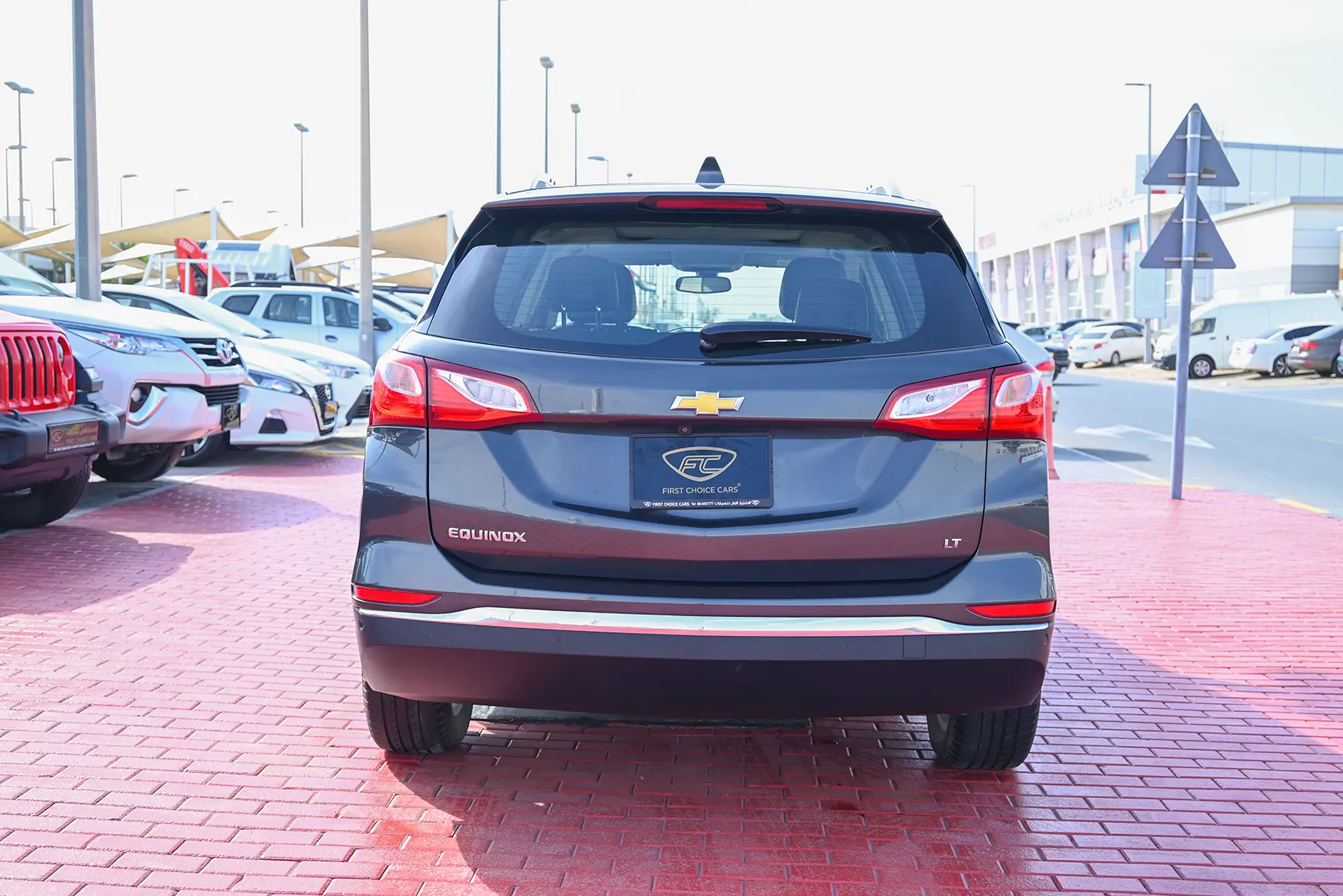 Used 2019 Chevrolet Equinox 1.5T LT Grey – Back/Rear View at First Choice Cars Sharjah