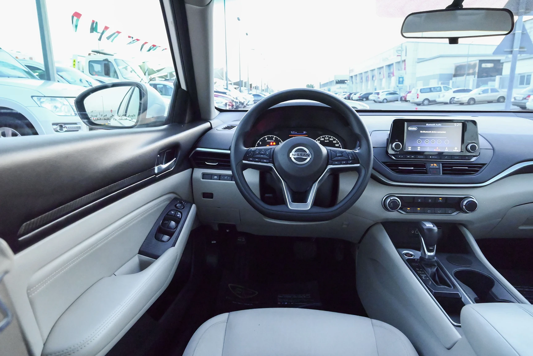 Used 2019 Nissan Altima S White – Steering Wheel & Instrument Cluster at First Choice Cars Sharjah