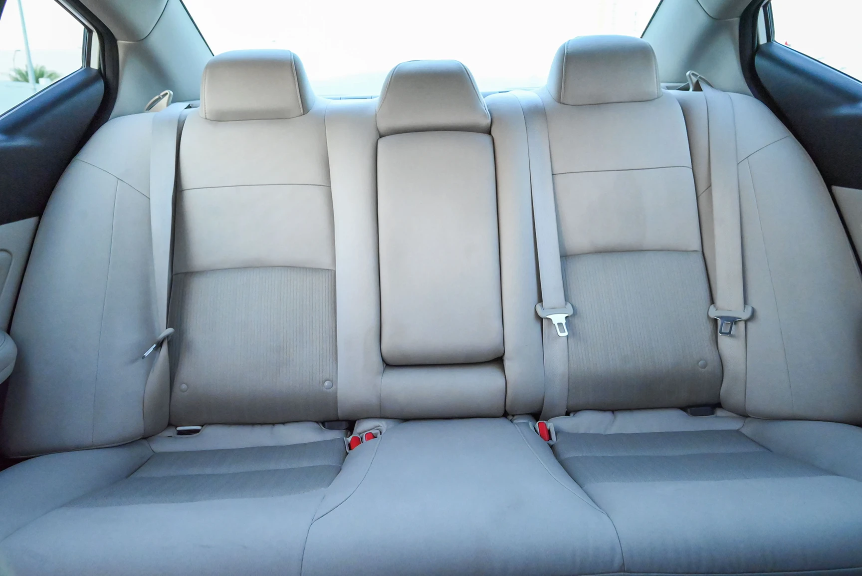 Used 2019 Nissan Altima S White – Rear Seat View at First Choice Cars Sharjah