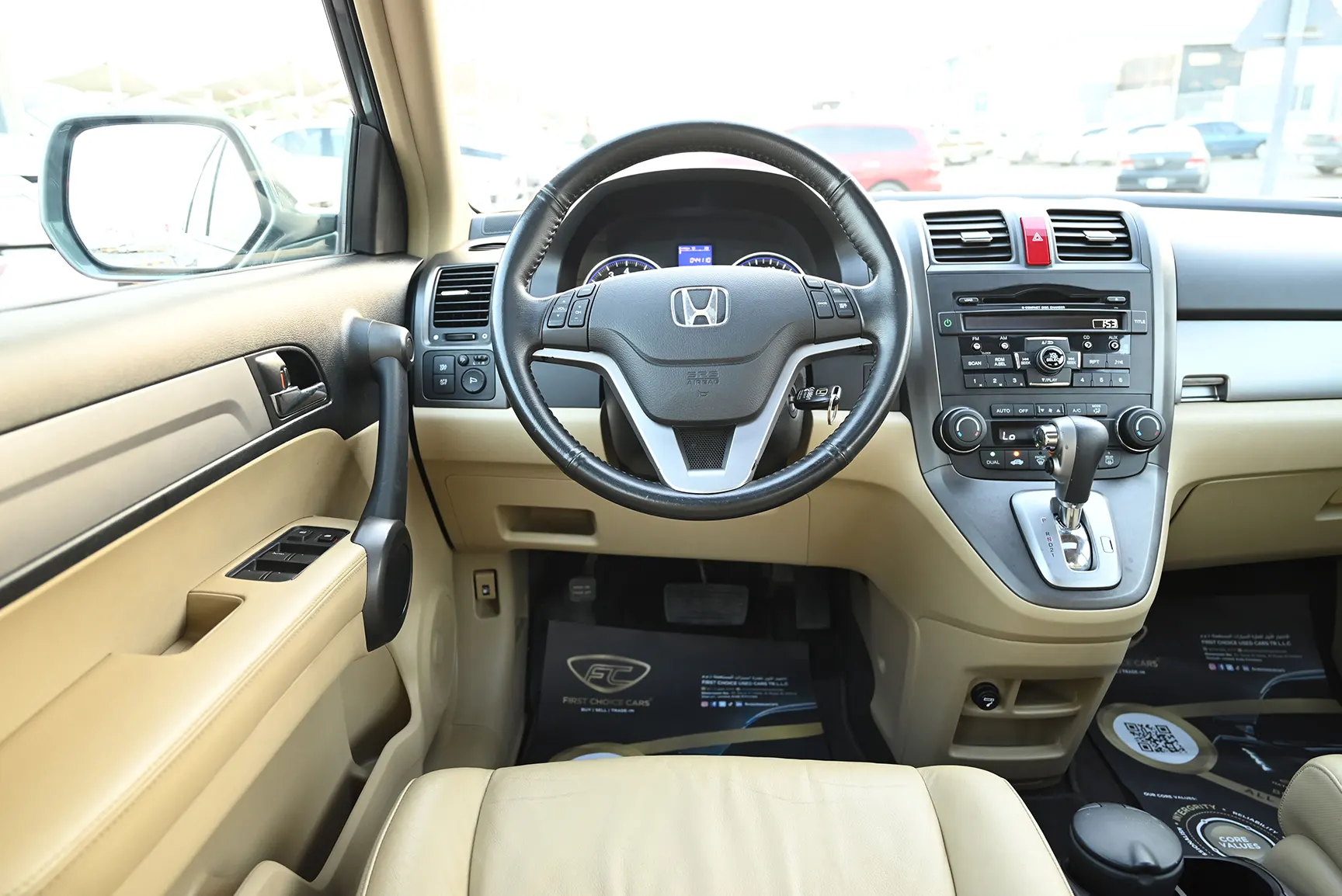 Used 2011 Honda CRV EXL Silver – Steering Wheel & Instrument Cluster at First Choice Cars Sharjah
