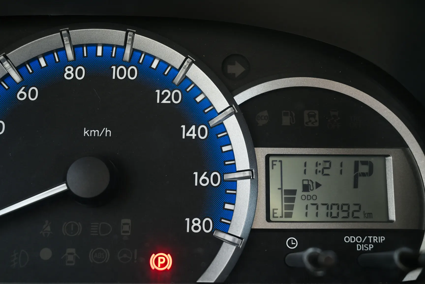 Used 2020 Toyota Avanza SE White – Odometer / Mileage Reading View at First Choice Cars Sharjah