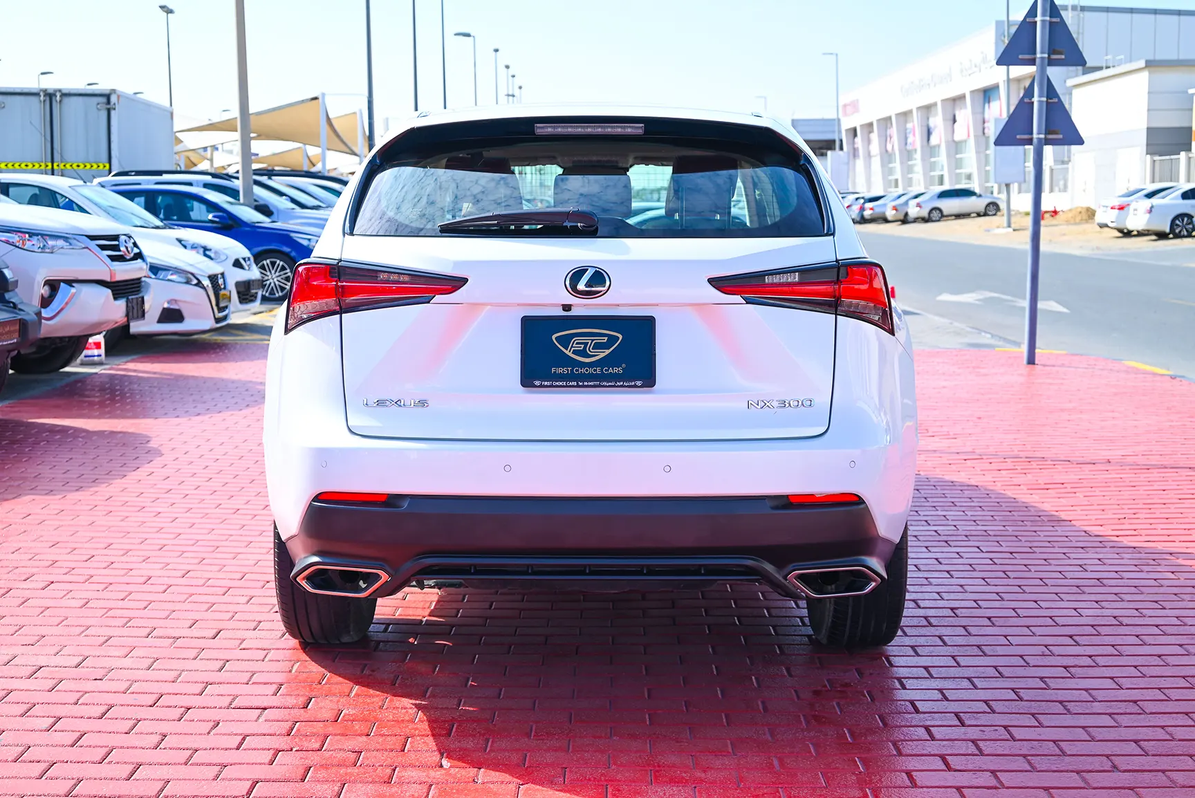 Used 2020 Lexus NX 300 Platinum in White – Back/Rear View