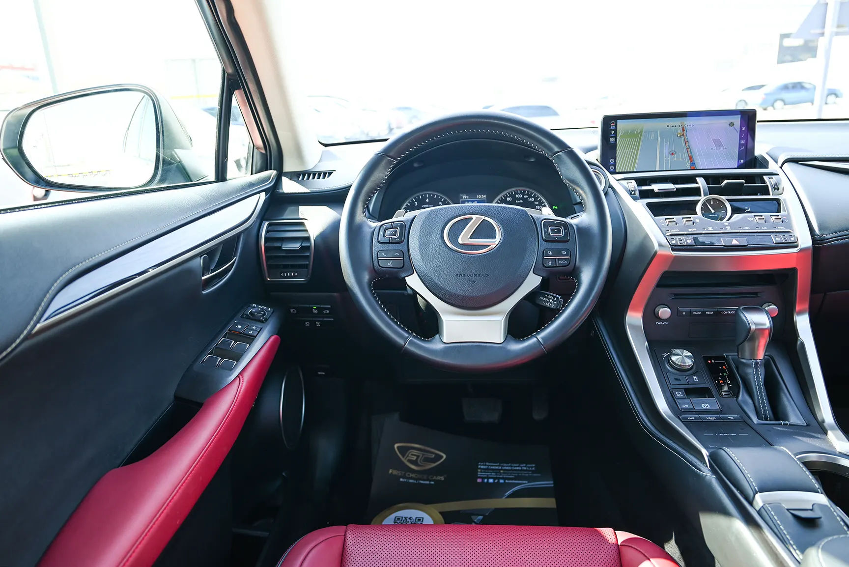 Used 2020 Lexus NX-SERIES NX 300 Platinum White – Steering Wheel & Instrument Cluster at First Choice Cars Sharjah